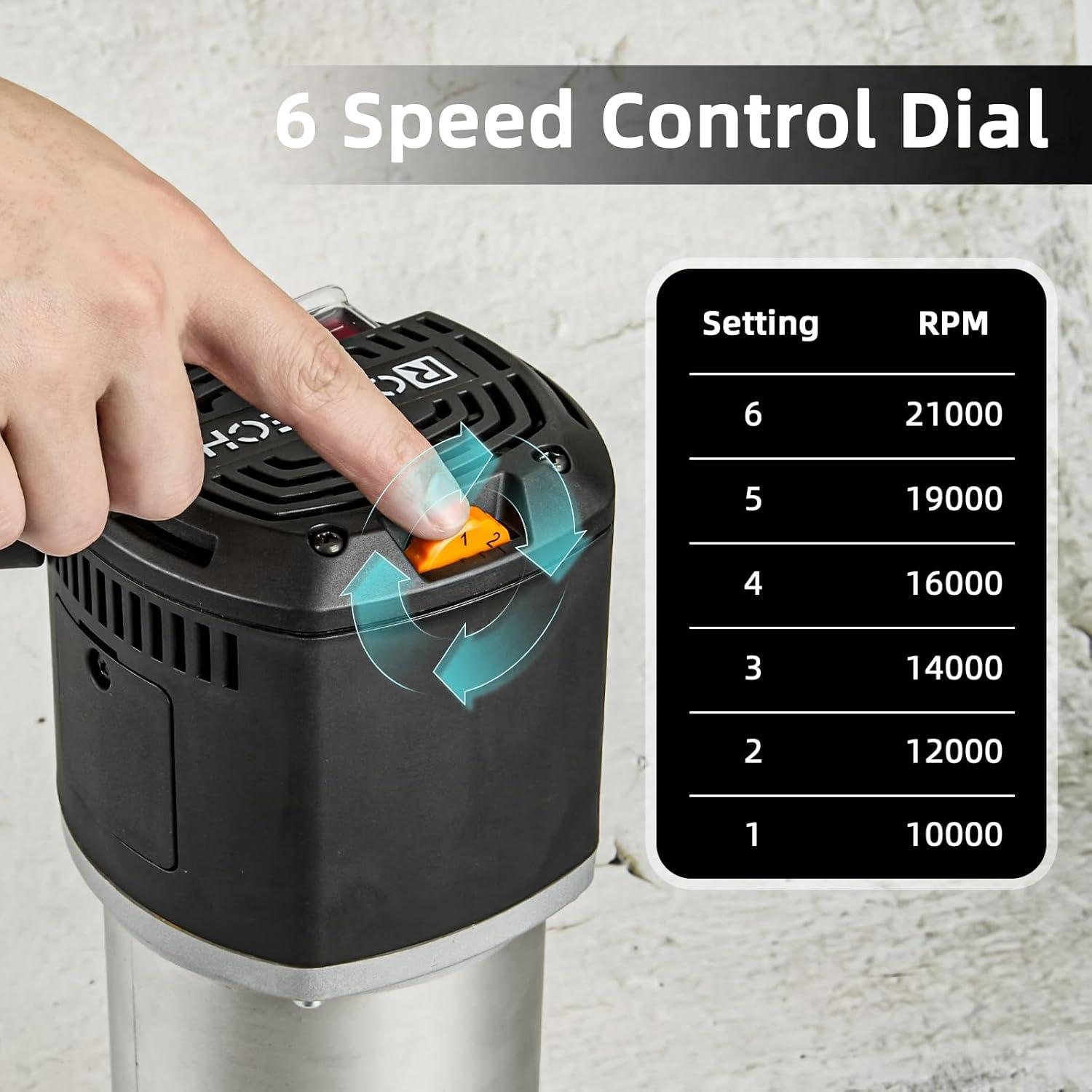 Router de Carpintería Routech 3.25HP 2400W 10.7cm Diámetro