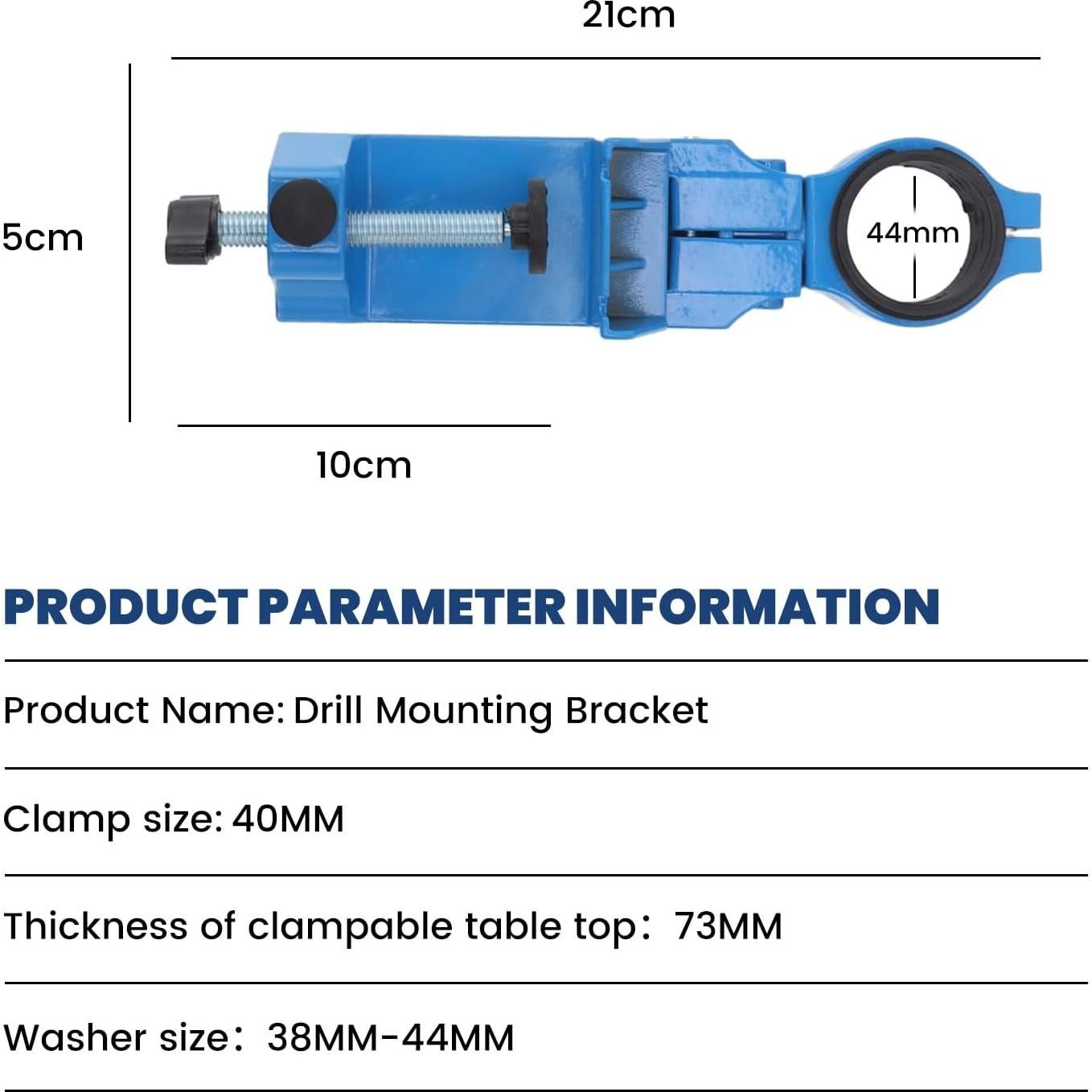 Soporte de Taladro Ajustable Topyond 360° Aleación Aluminio