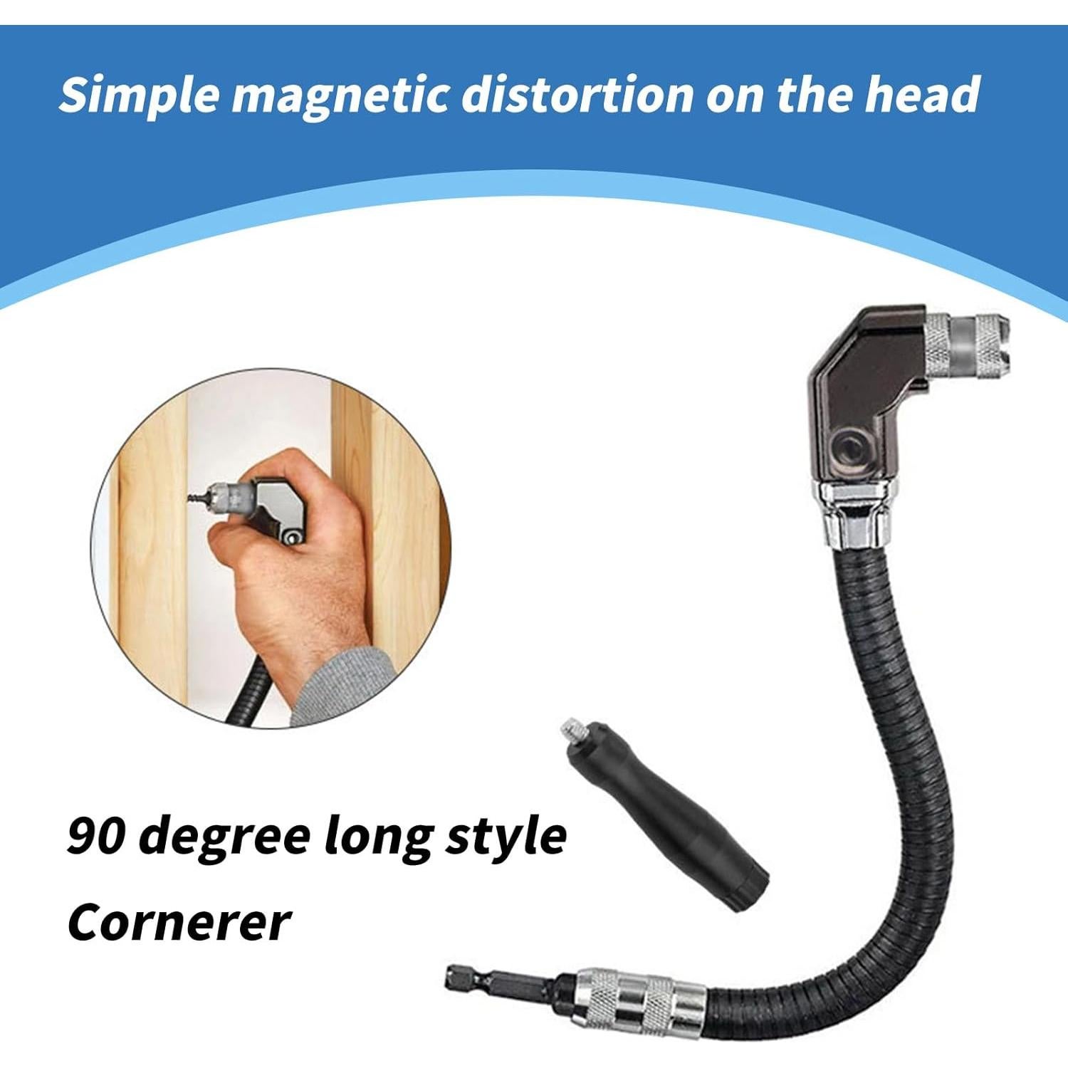 Adaptador de Taladro de Ángulo Recto YIFULIN 90 Grados