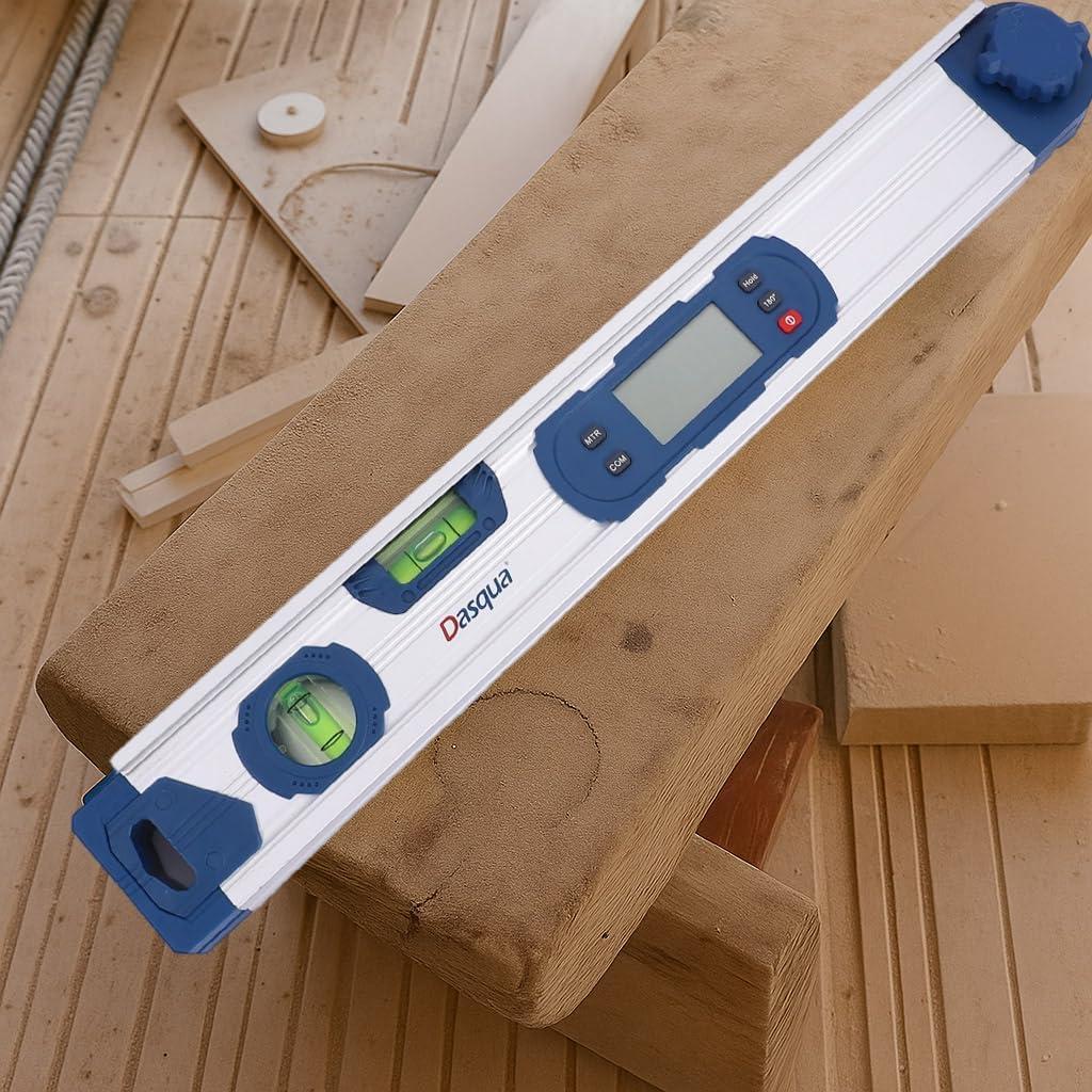 Medidor de Ángulo Digital 4-en-1 Dasqua Protractor 0-220°