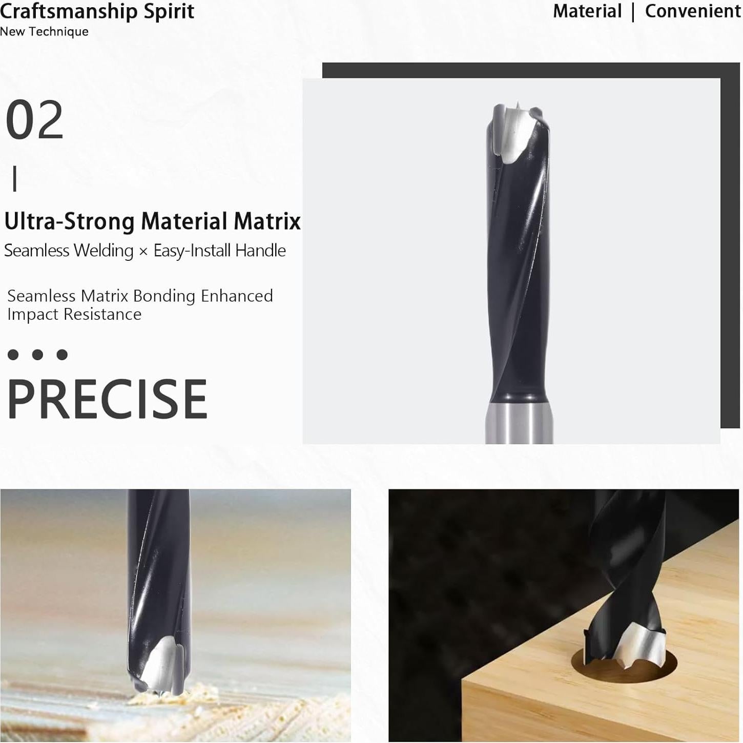 Juego de Brocas Forstner CSOOM 13PCS para Madera y Plástico