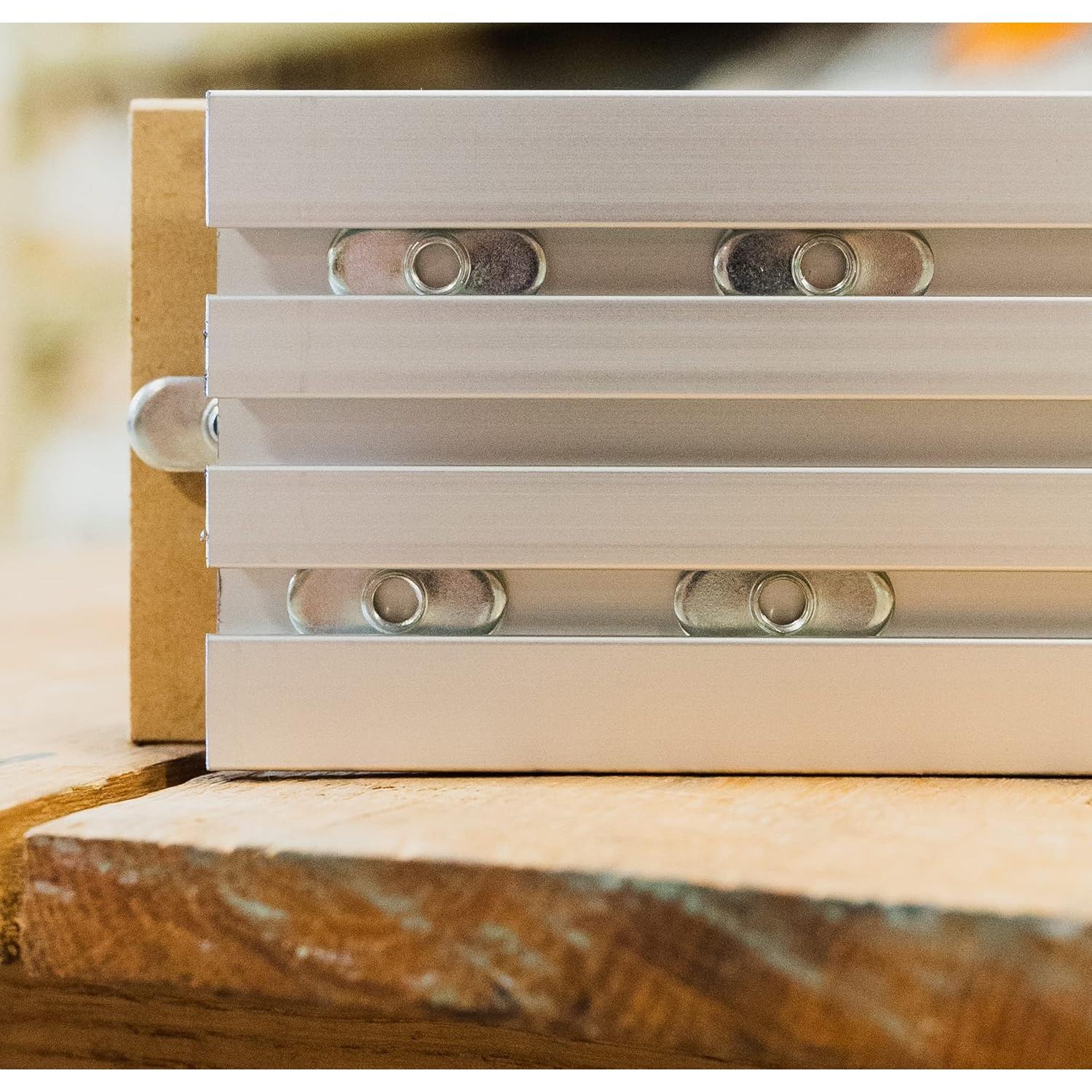 T-Track de Aluminio Anodizado Woodhaven 4460 152.4 cm