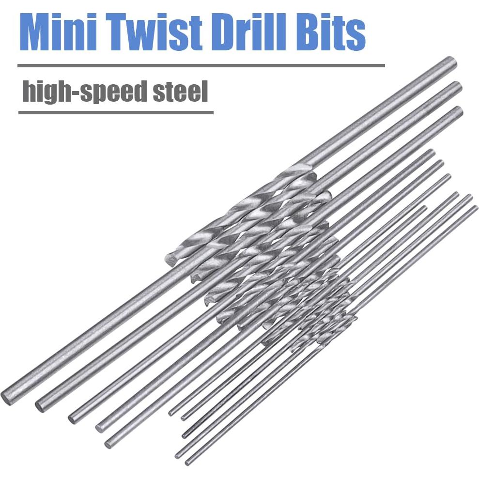 Juego de Brocas Mini Micro Mesee 20 Piezas 0.3-1.6mm HSS