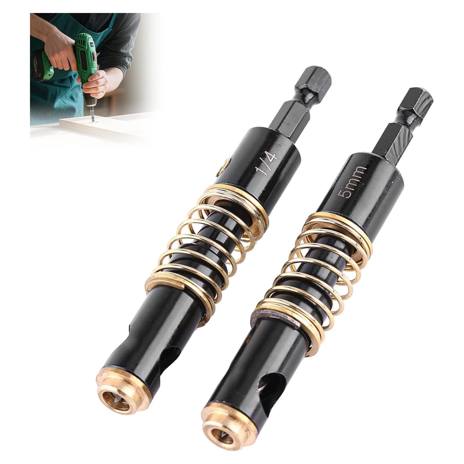 Juego de Brocas de Centro JUSTHERE 5mm y 6.35mm Hexagonal