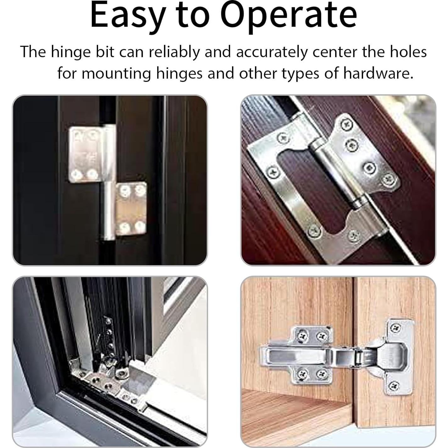 Juego de Brocas de Centro JUSTHERE 5mm y 6.35mm Hexagonal