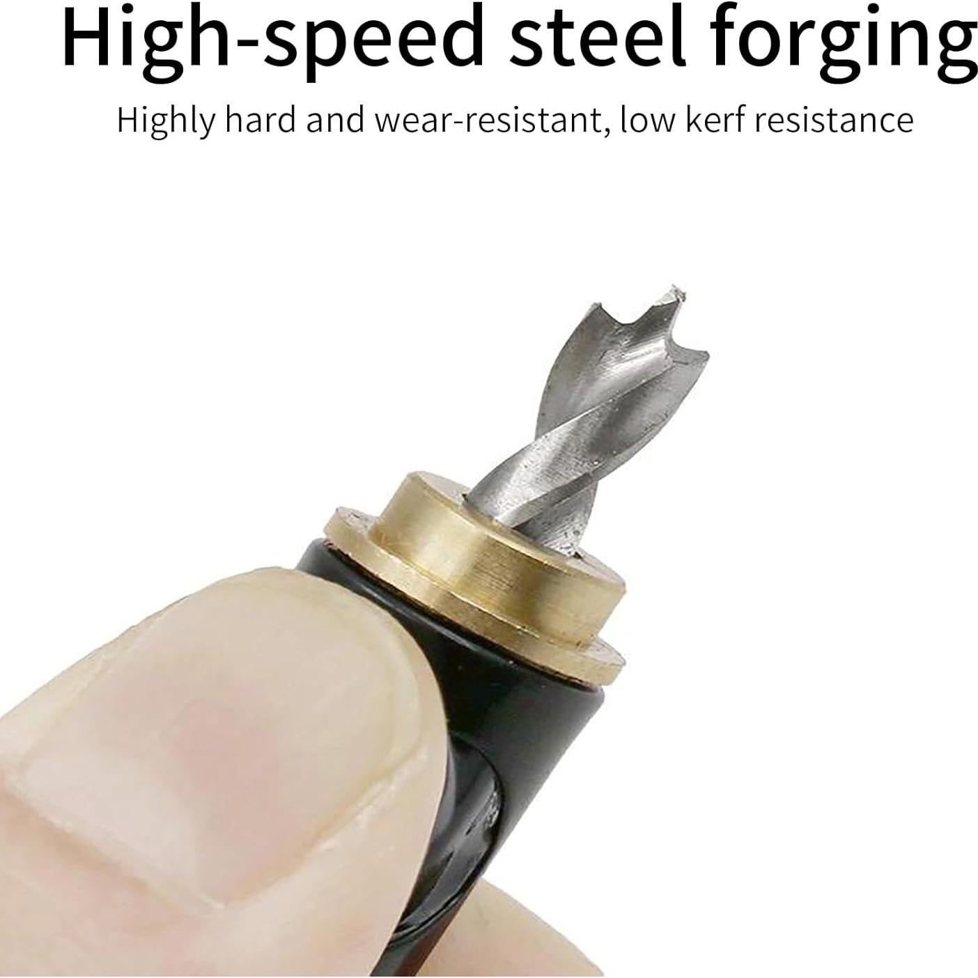 Juego de Brocas de Centro JUSTHERE 5mm y 6.35mm Hexagonal