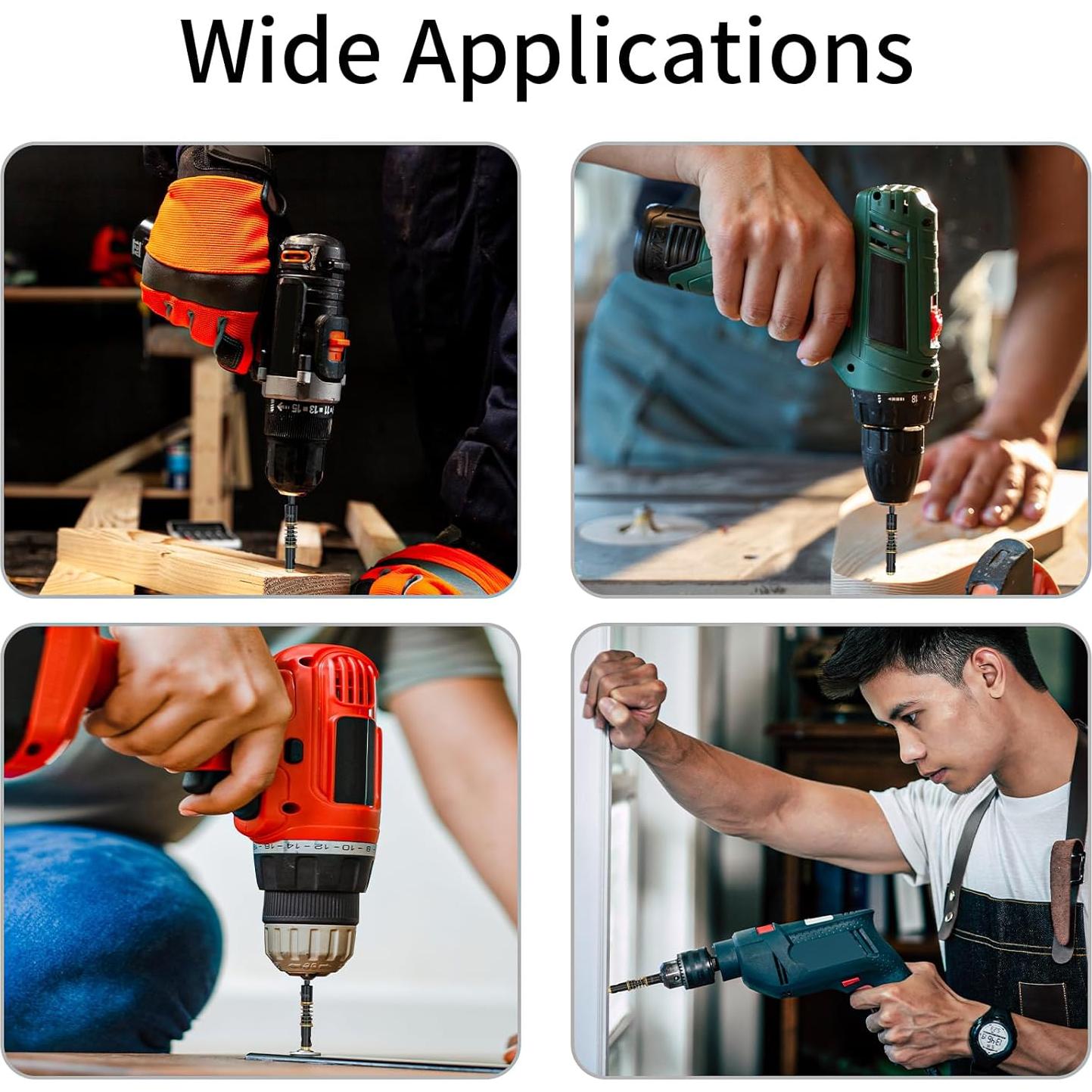 Juego de Brocas de Centro JUSTHERE 5mm y 6.35mm Hexagonal