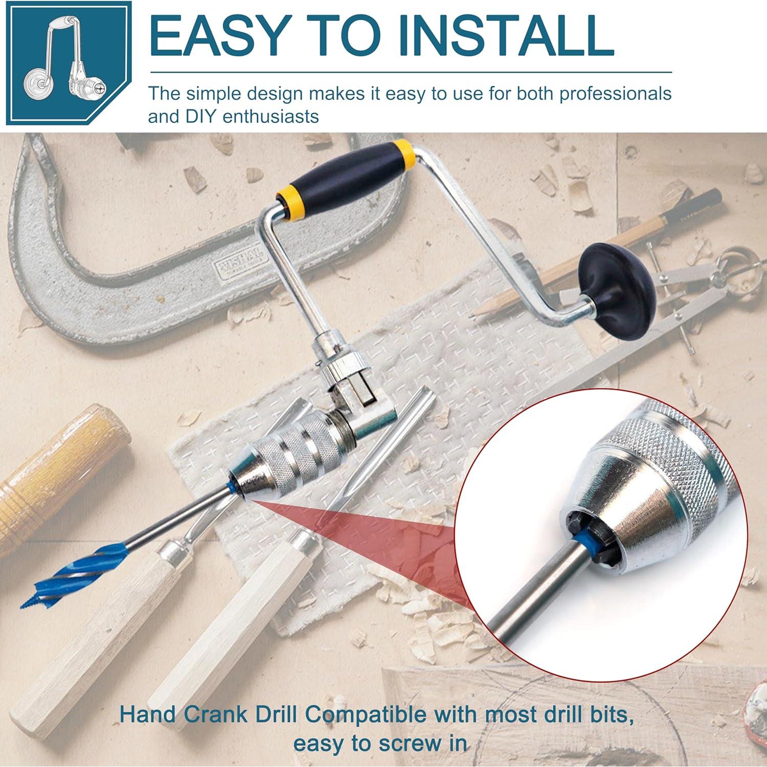 Broca de Carpintero LikeLion 12" (30.48 cm) con Manivela