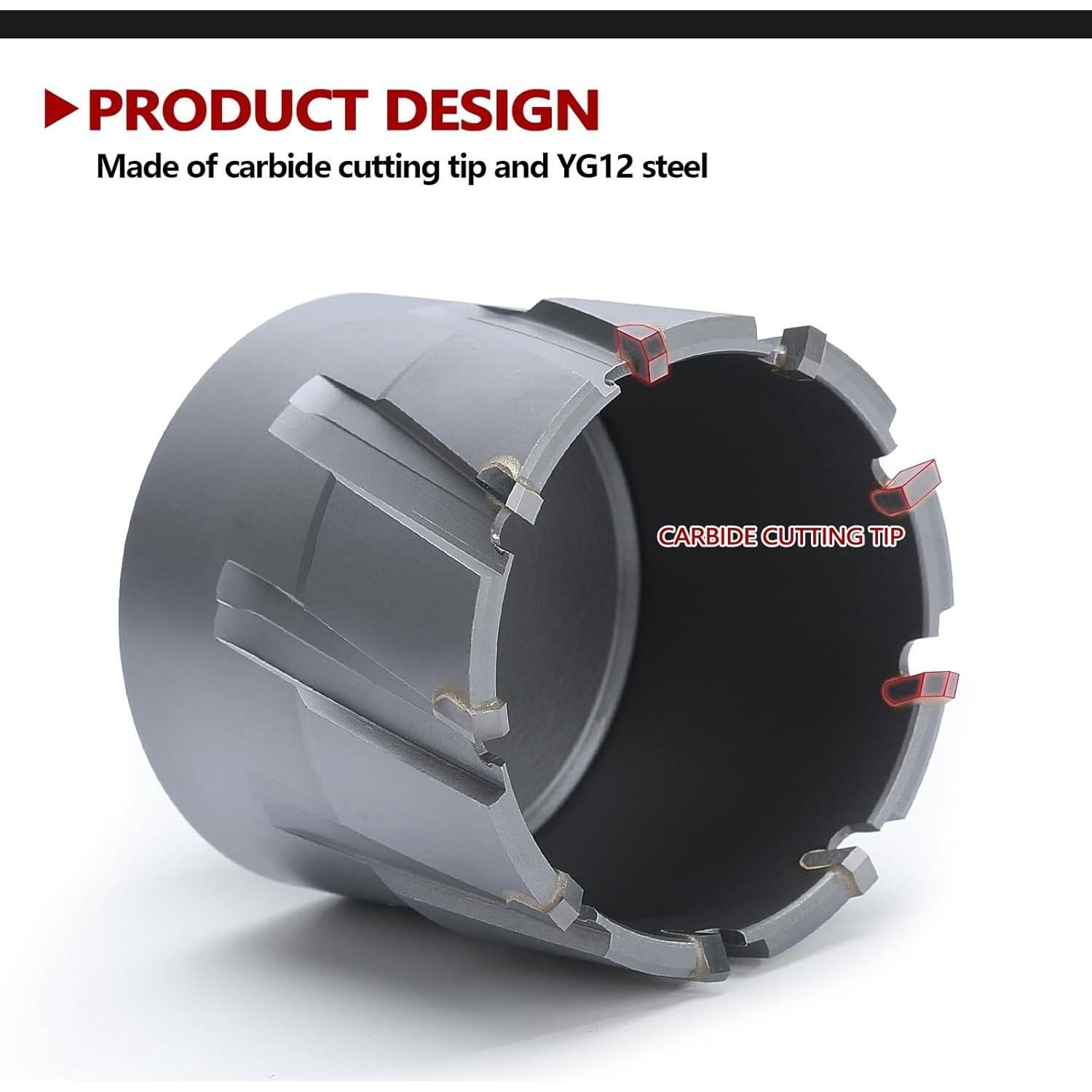 Juego de 7 Cortadores Anulares GRIXLEN 13mm a 27mm para Acero