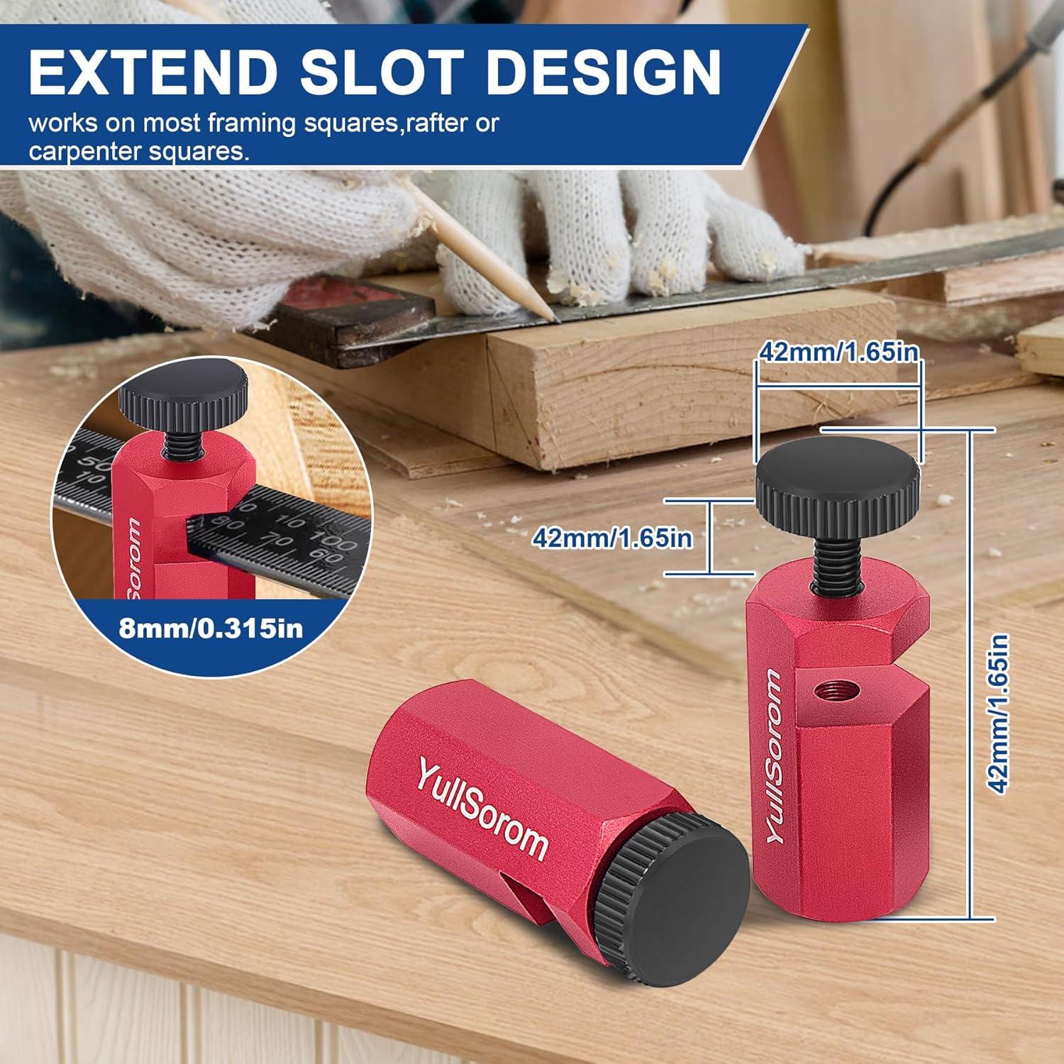 Calibradores de Escalera Altos YullSorom Kit Rojo - Aluminio