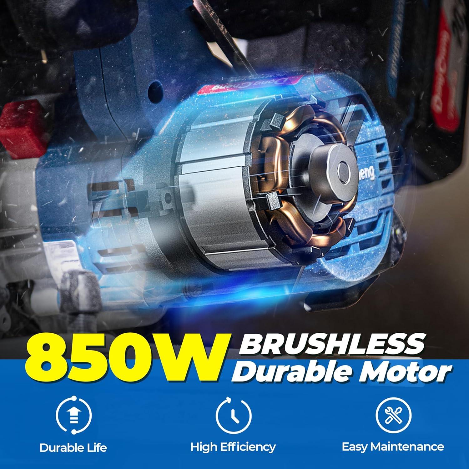 Sierra Circular Inalámbrica Dong Cheng 185mm 850W 5000RPM