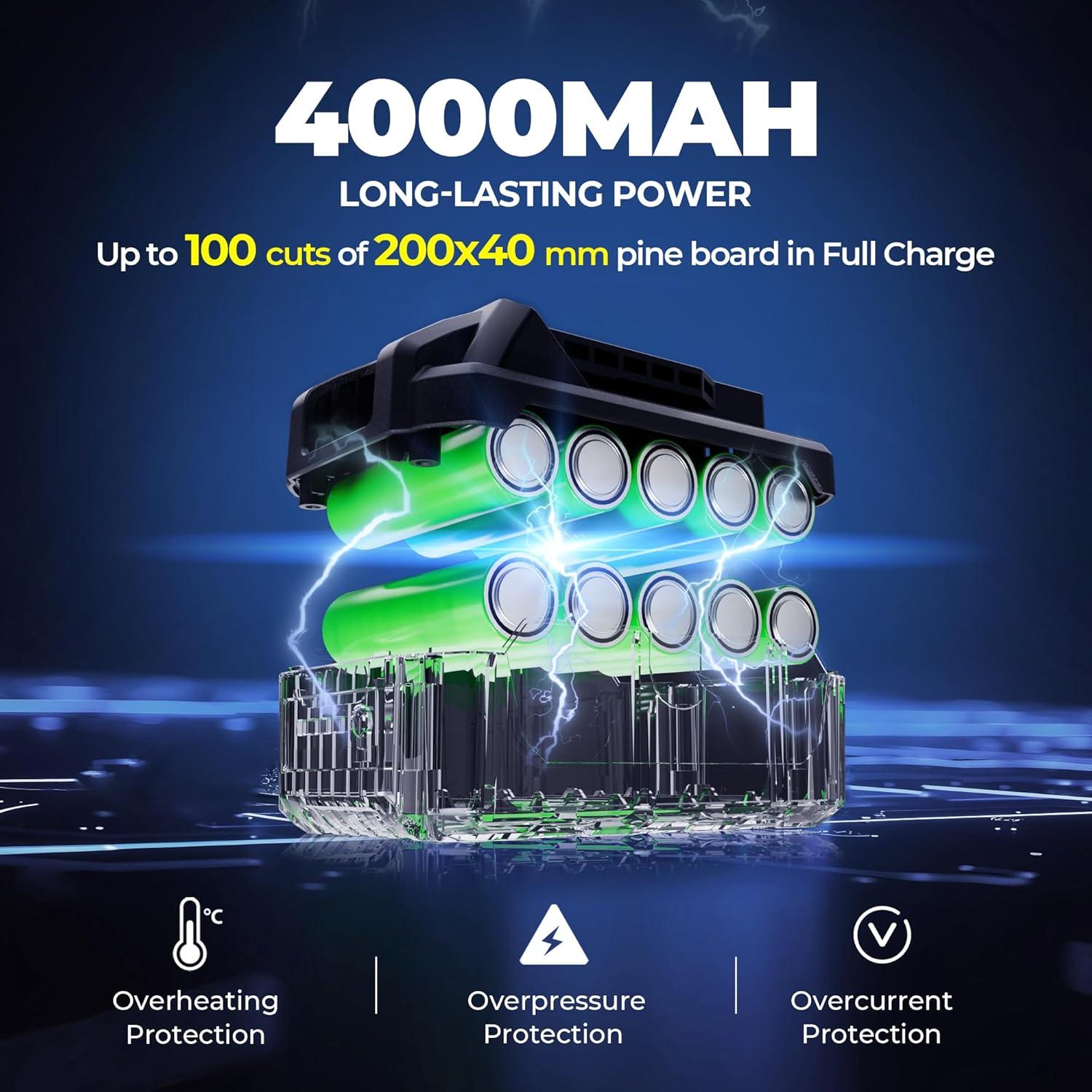 Sierra Circular Inalámbrica Dong Cheng 185mm 850W 5000RPM