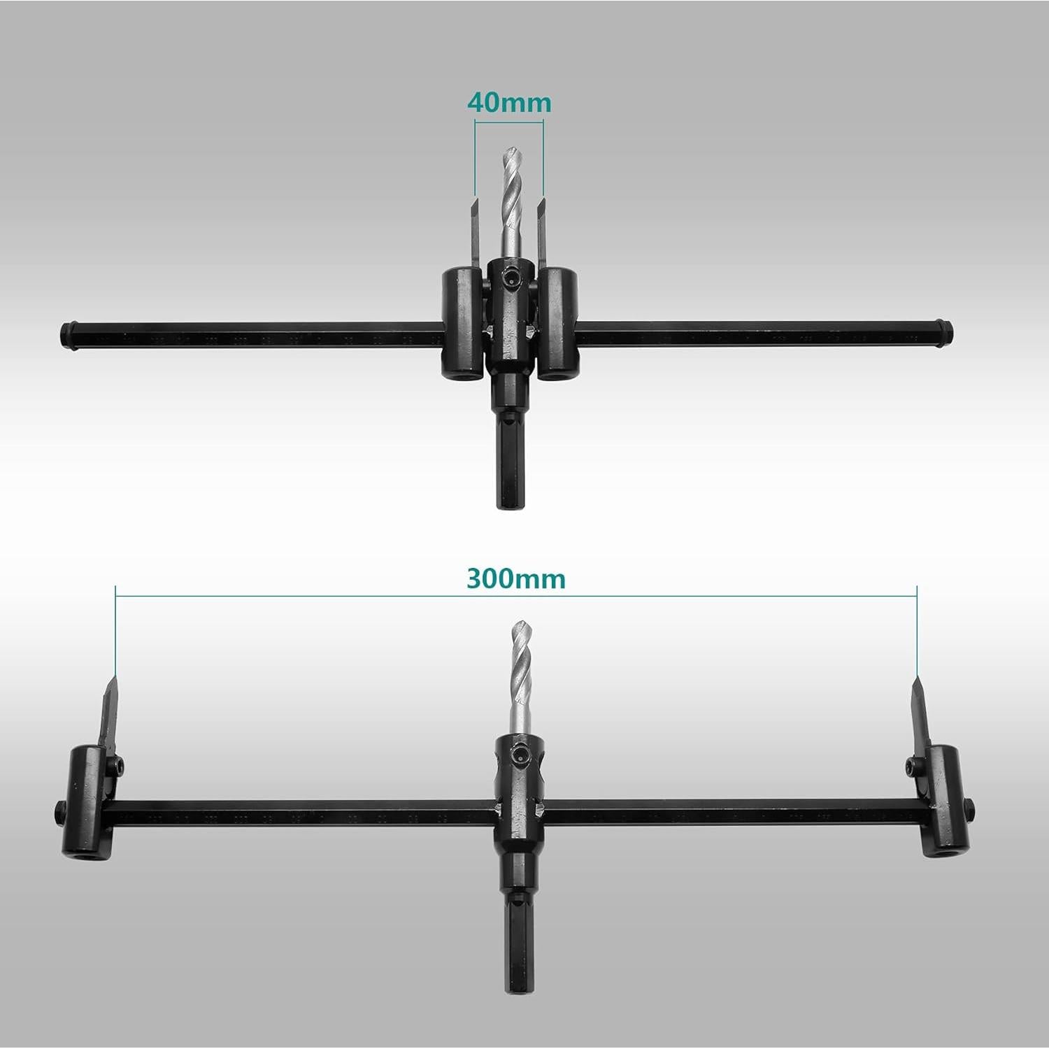 Sierra de Agujero Ajustable Seimneire 30-300mm para Madera