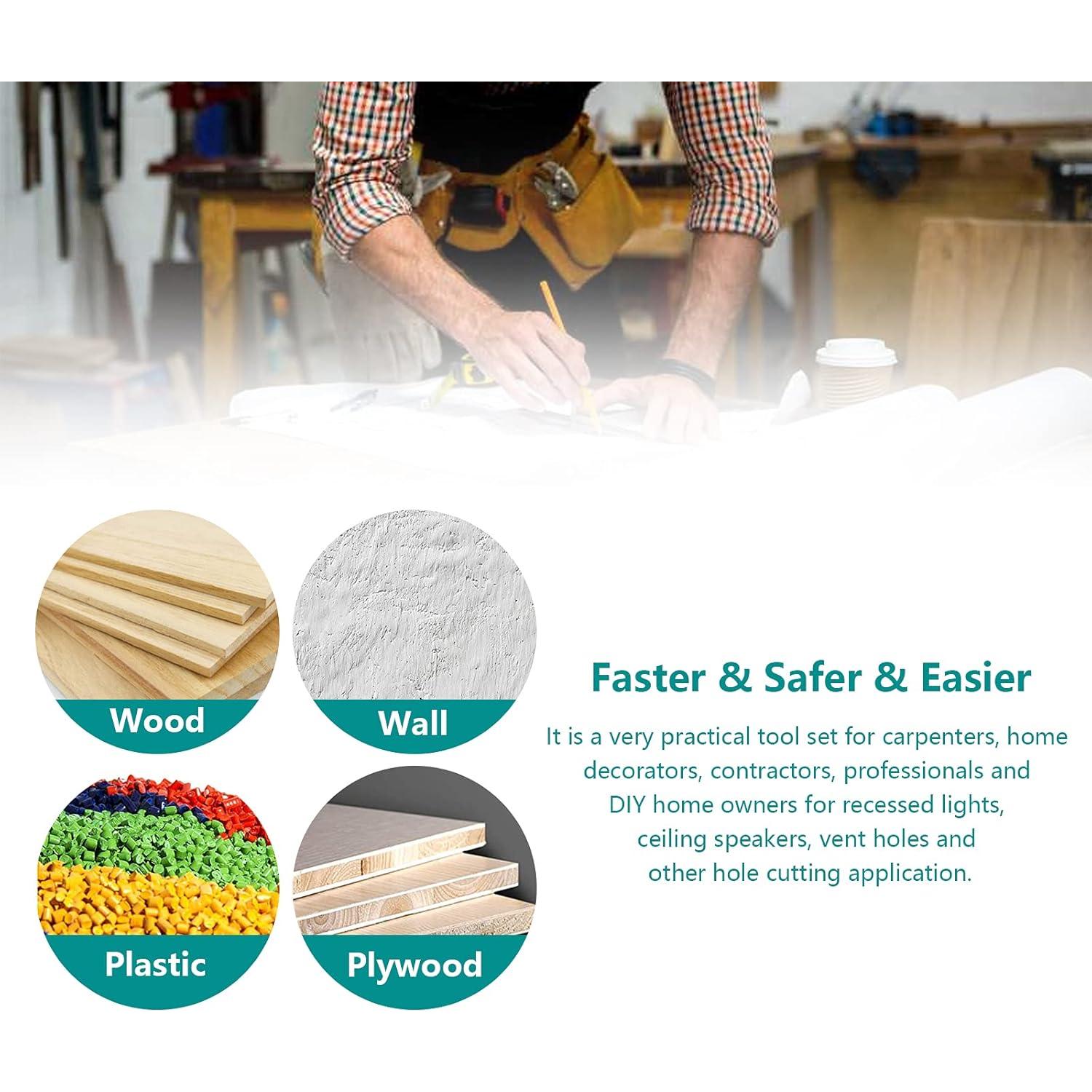 Sierra de Agujero Ajustable Seimneire 30-300mm para Madera