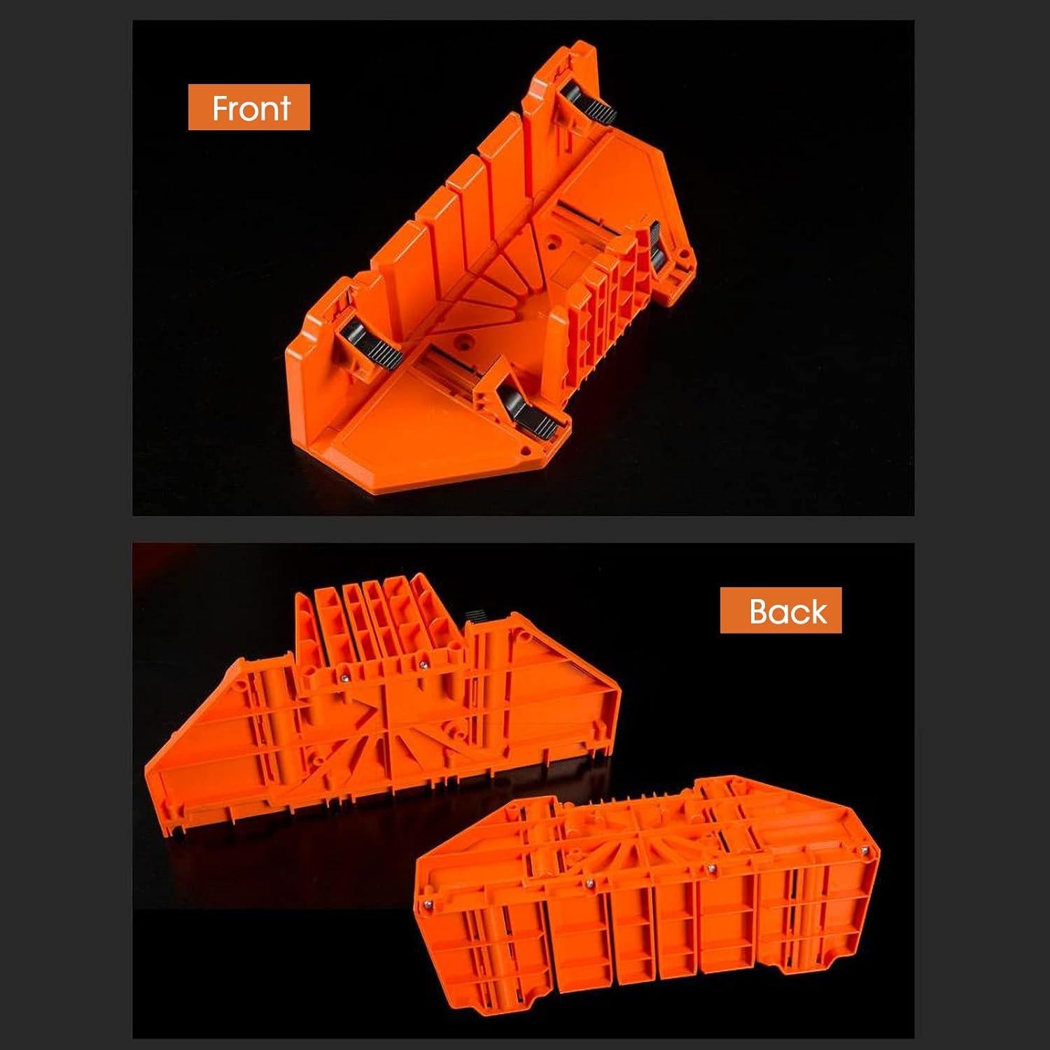 Caja de Inglete LANRU 35.56 cm con Mandíbulas Móviles y Antideslizante