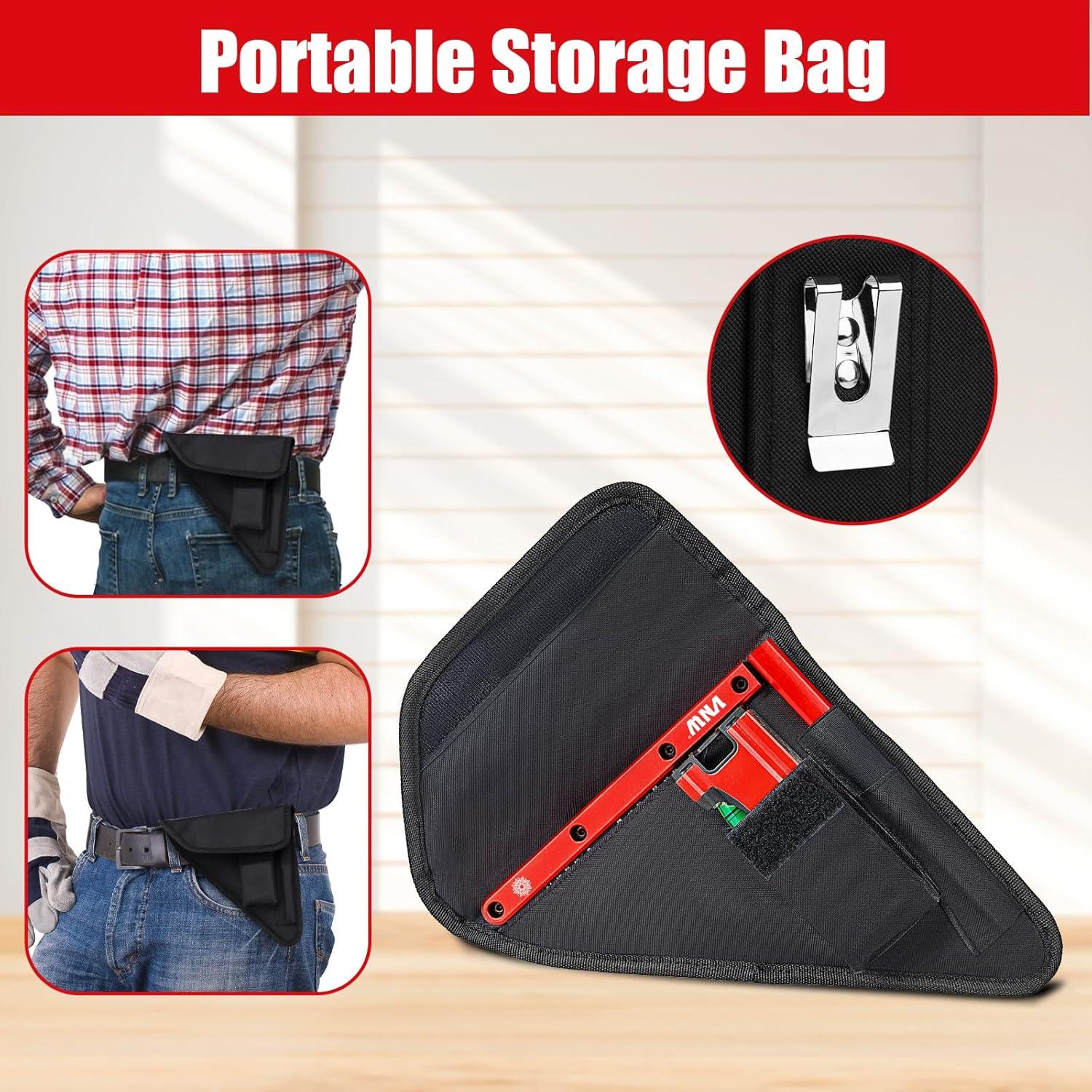 Escuadra de Techo VNW 17.78 cm con Lápiz y Bolsa de Herramientas