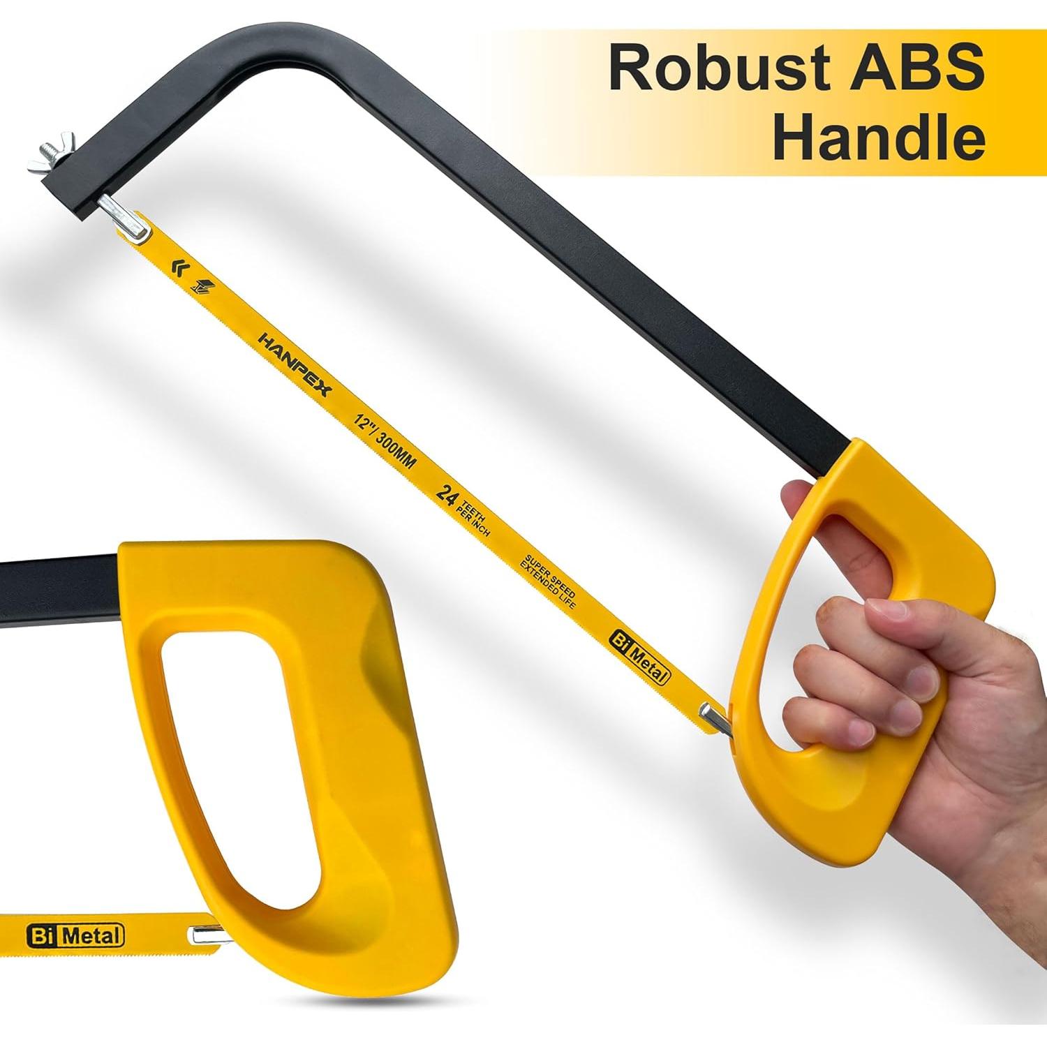 Sierra de arco Hanpex 30.48 cm bi-metal 24 TPI para metal