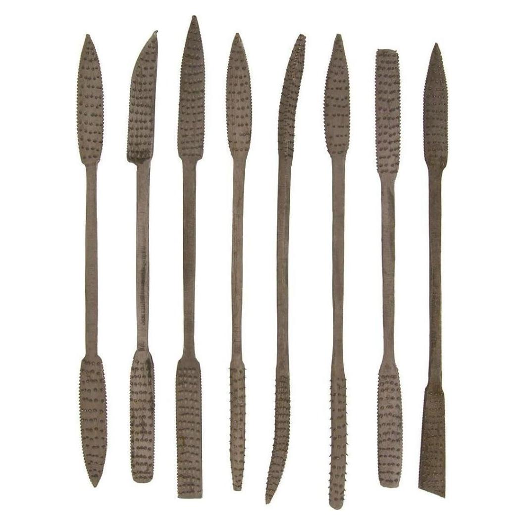 Juego de Archivos Rasp Riffler SE - 8 Piezas para Tallado en Madera