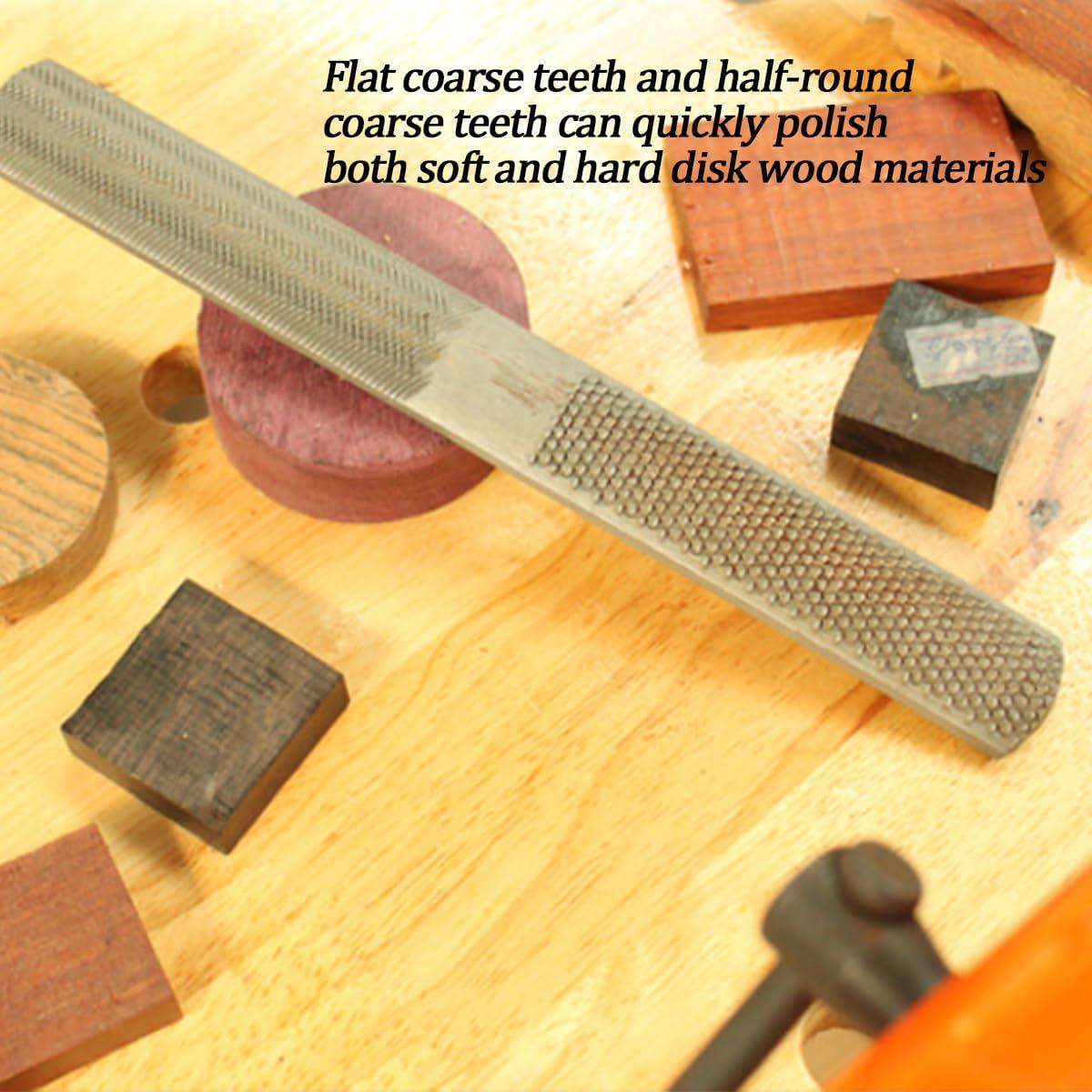 Juego de Archivos de Madera 4 en 1 LAIYOHO - Acero Alto Carbono