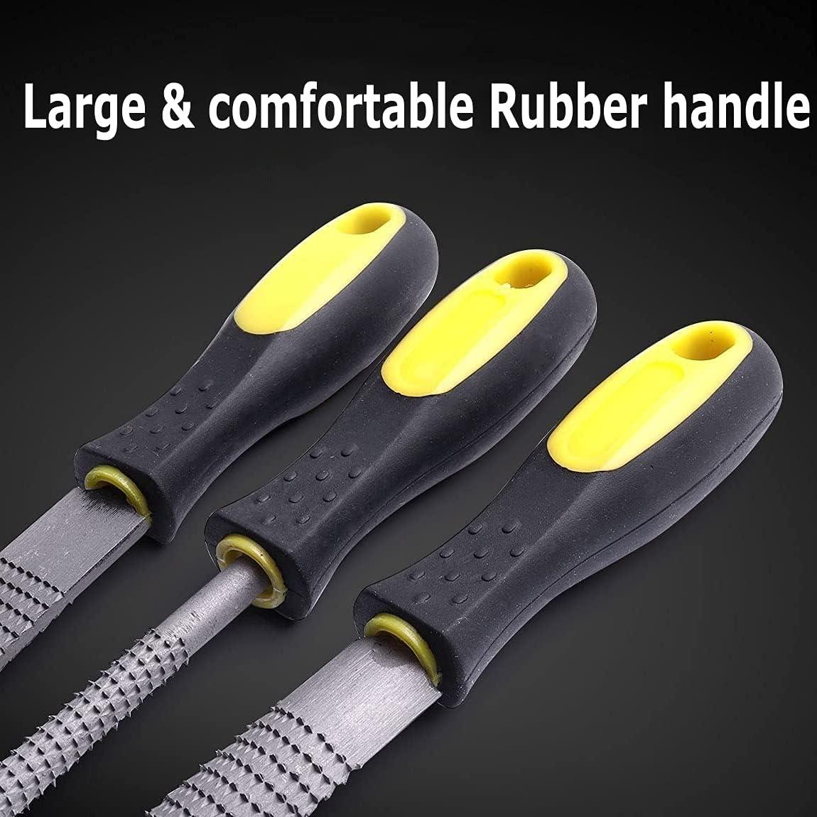 Conjunto de limas de madera AihuiWood 3 piezas 12.7 mm