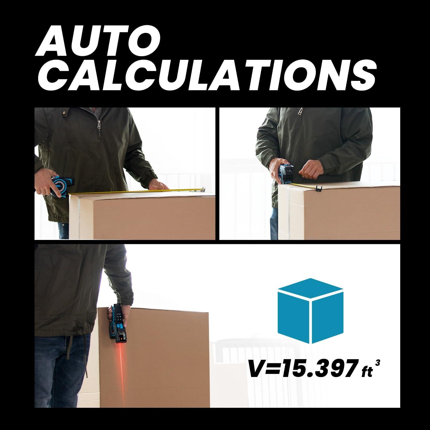Cinta Métrica Digital ACEGMET DTX10 con Láser Verde 100.58m