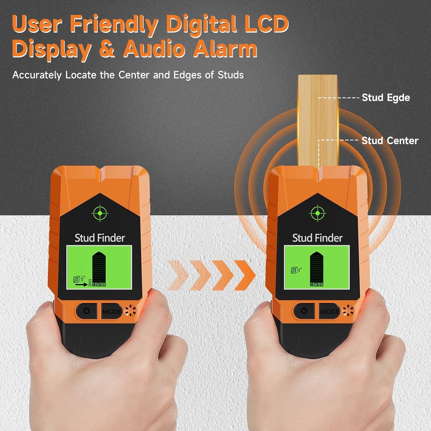 Buscador de Vigas Bistee T50 - Escáner 6 en 1 con LCD