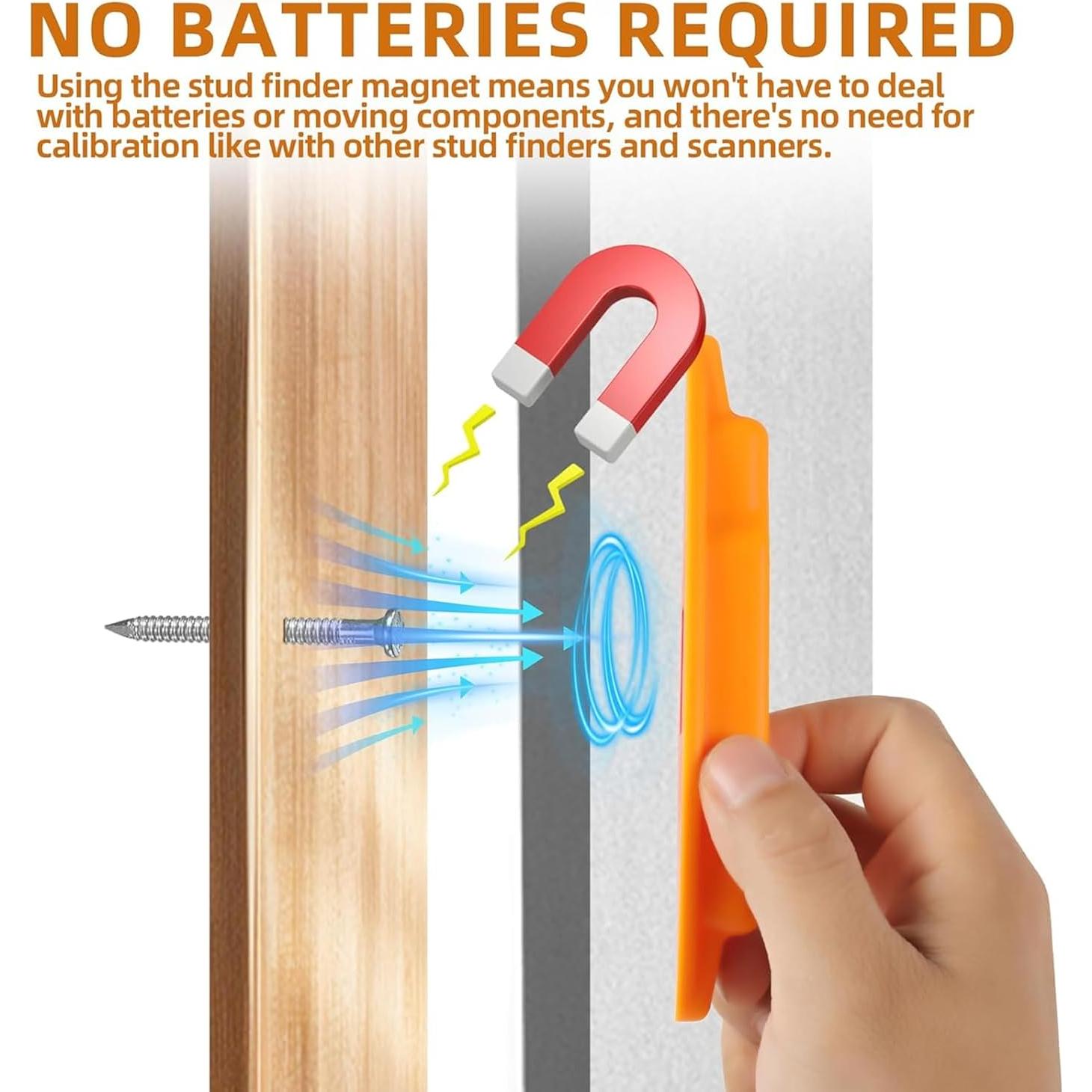 Buscador de Estudio Magnético Calvana 4pk - Sin Baterías