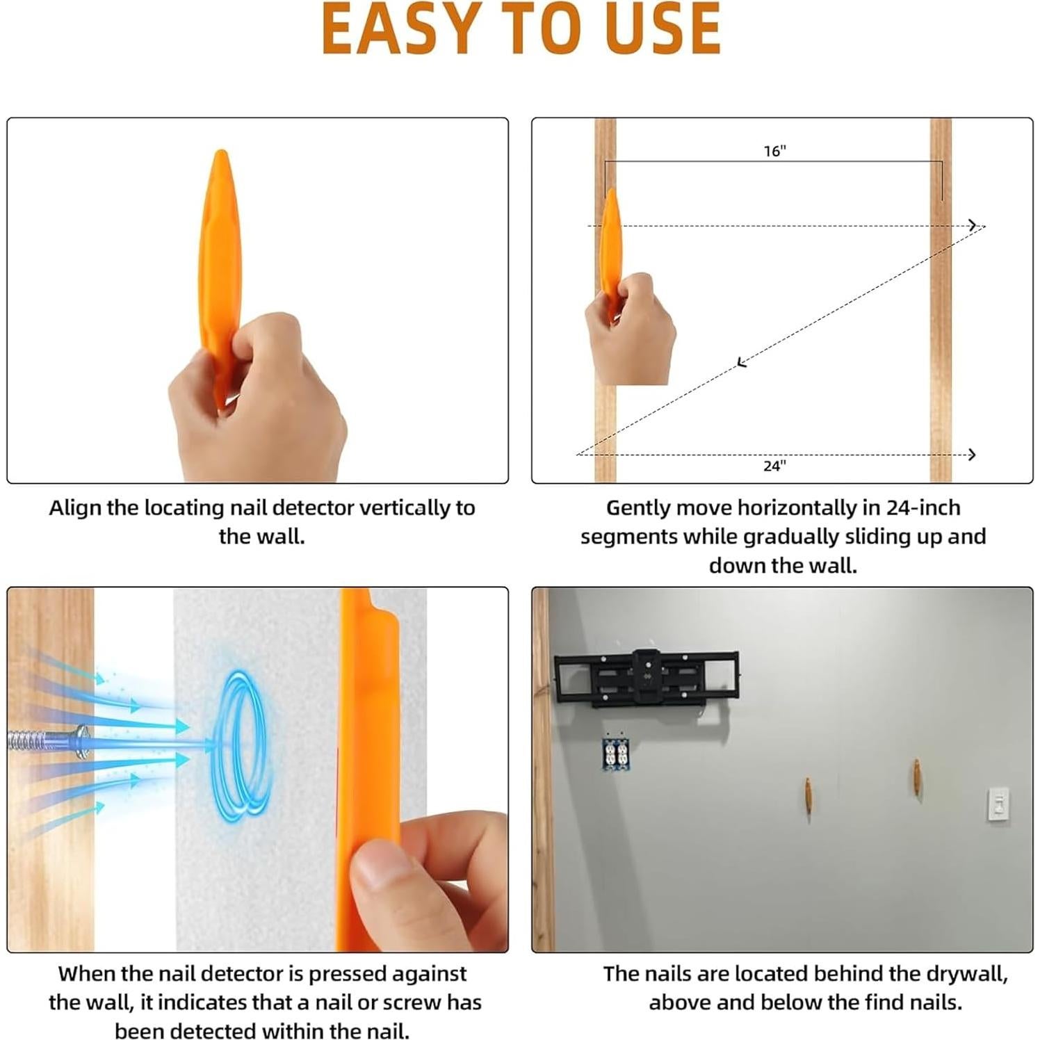 Buscador de Estudio Magnético Calvana 4pk - Sin Baterías