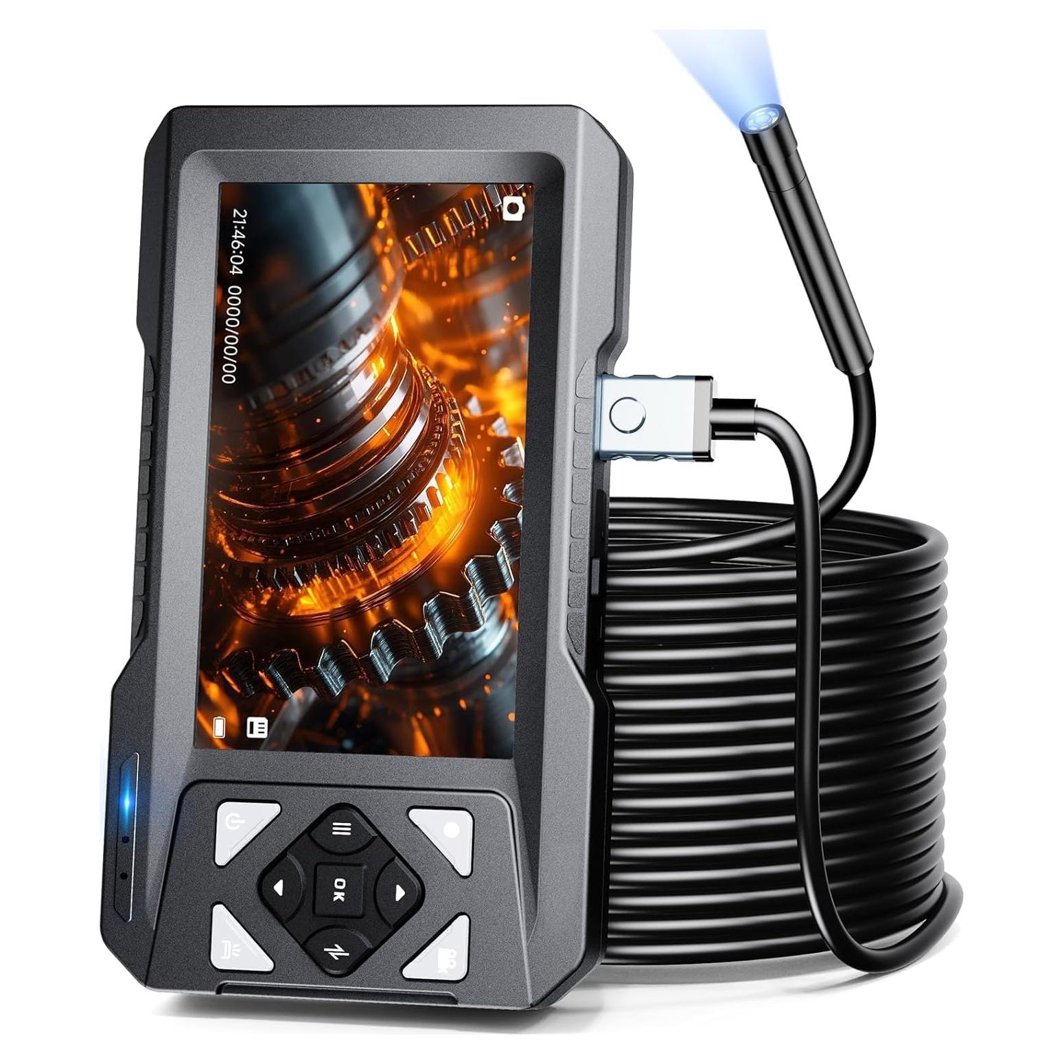 Endoscopio Industrial Hayve ES01 4.3" HD IP67 5m LED 32GB