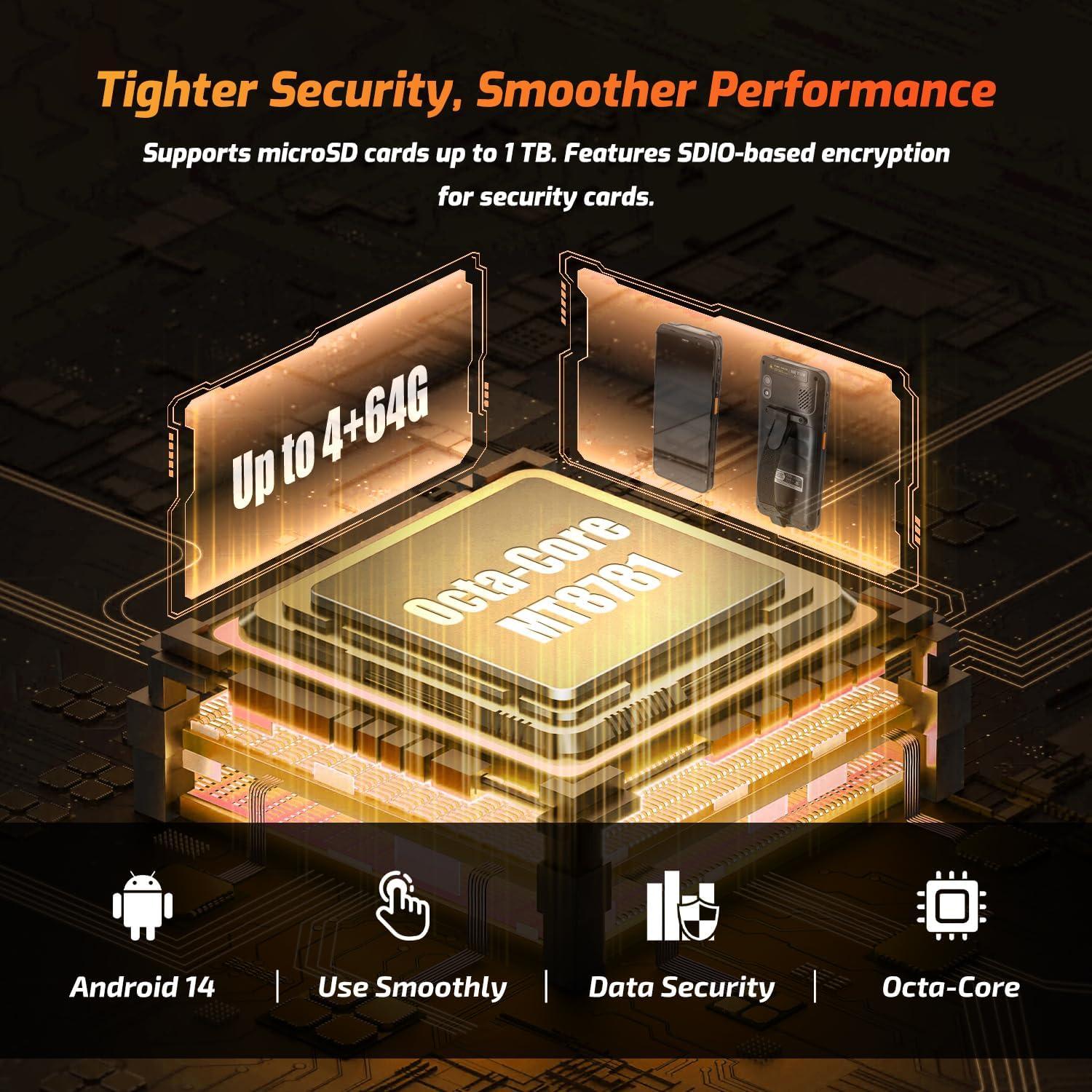 Escáner de Código de Barras NETUM Q900 Android 14 5.99"