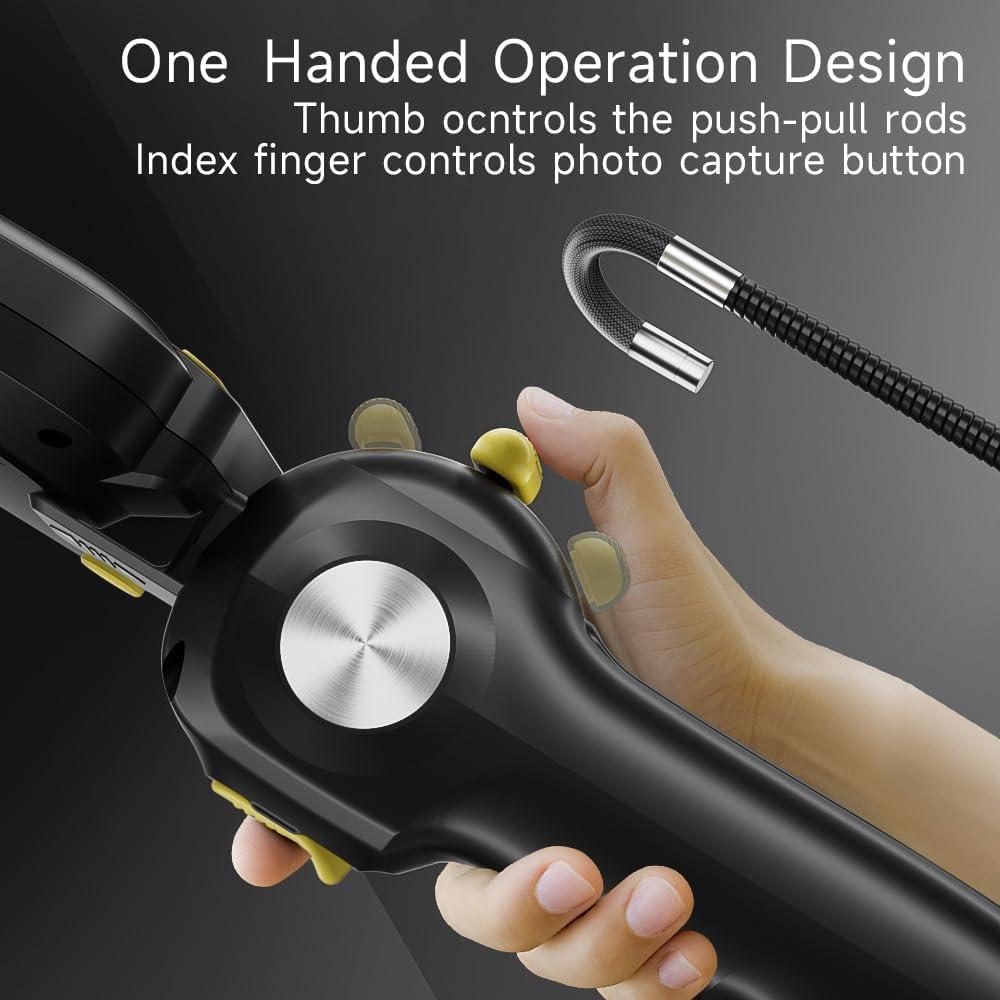 Borescopio Articulado Zealtron 5" HD 1080P con Luz 1.52m