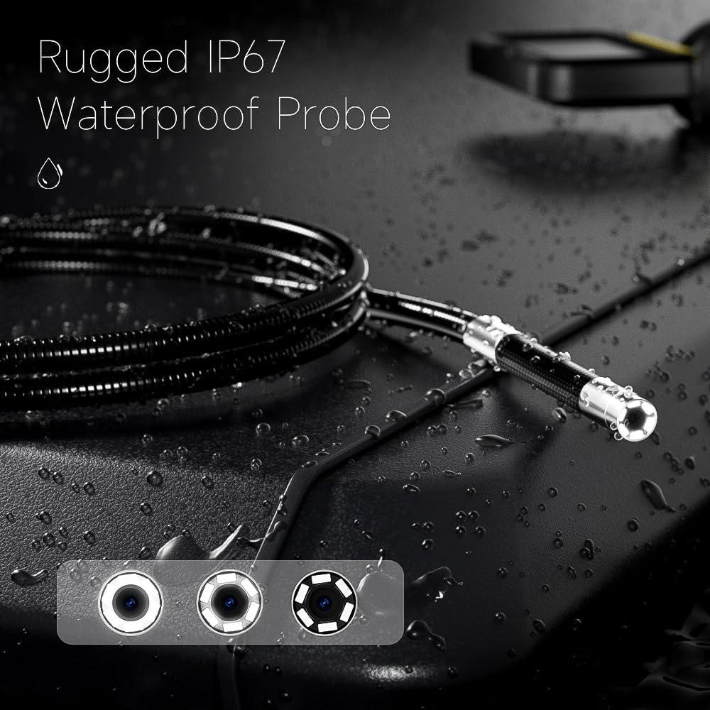 Borescopio Articulado Zealtron 5" HD 1080P con Luz 1.52m