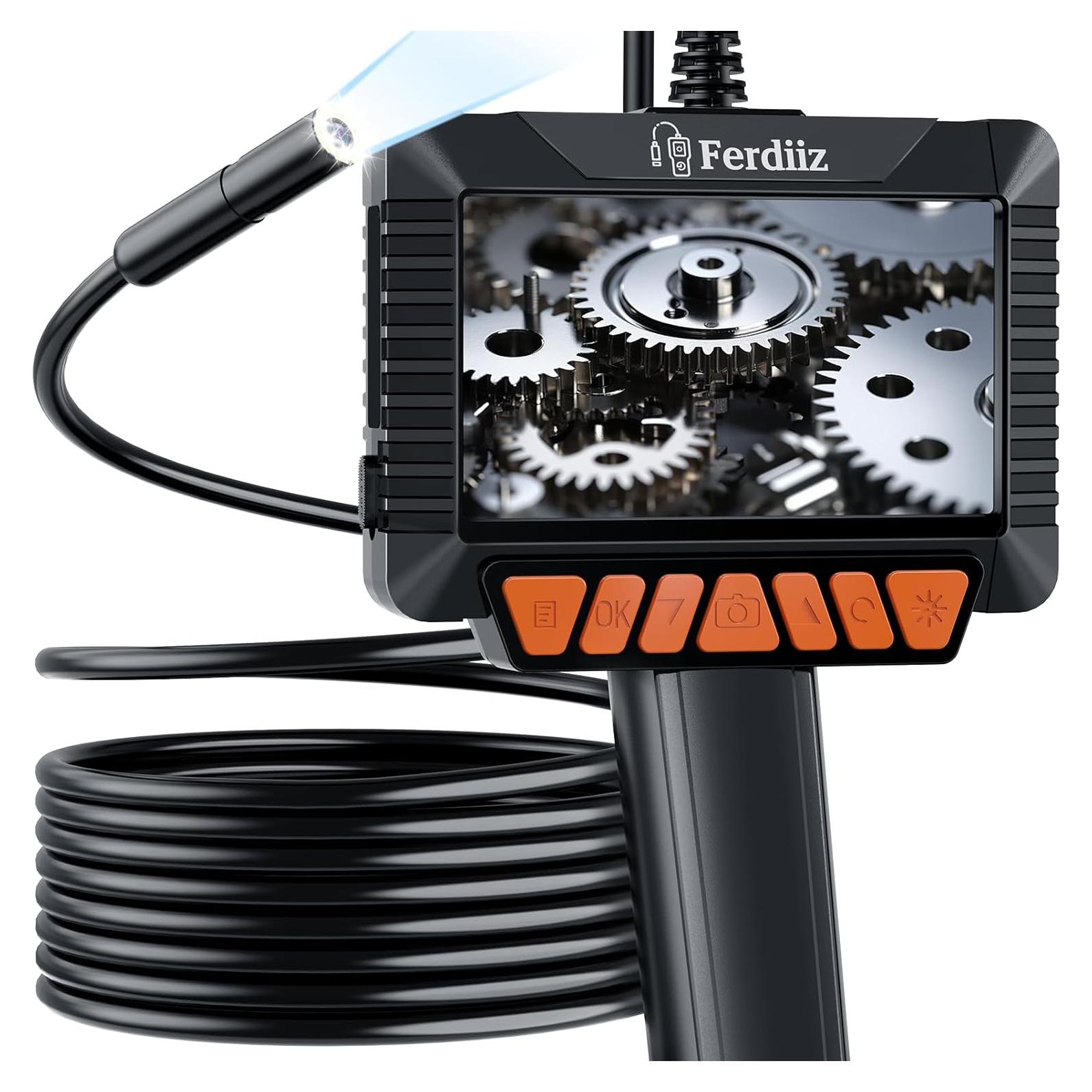 Cámara Endoscópica HD 1920P Ferdiiz 5m IP67 con Luz LED