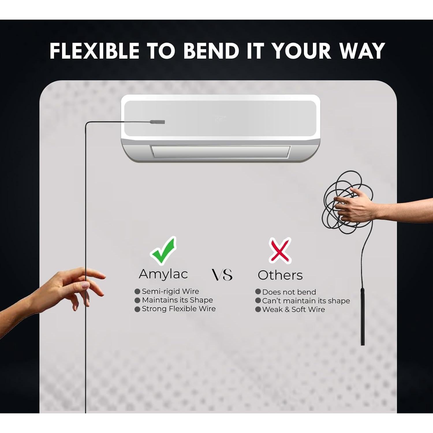 Cámara Endoscopio Amylac 5m IP67 1080P con Luz 4.3"