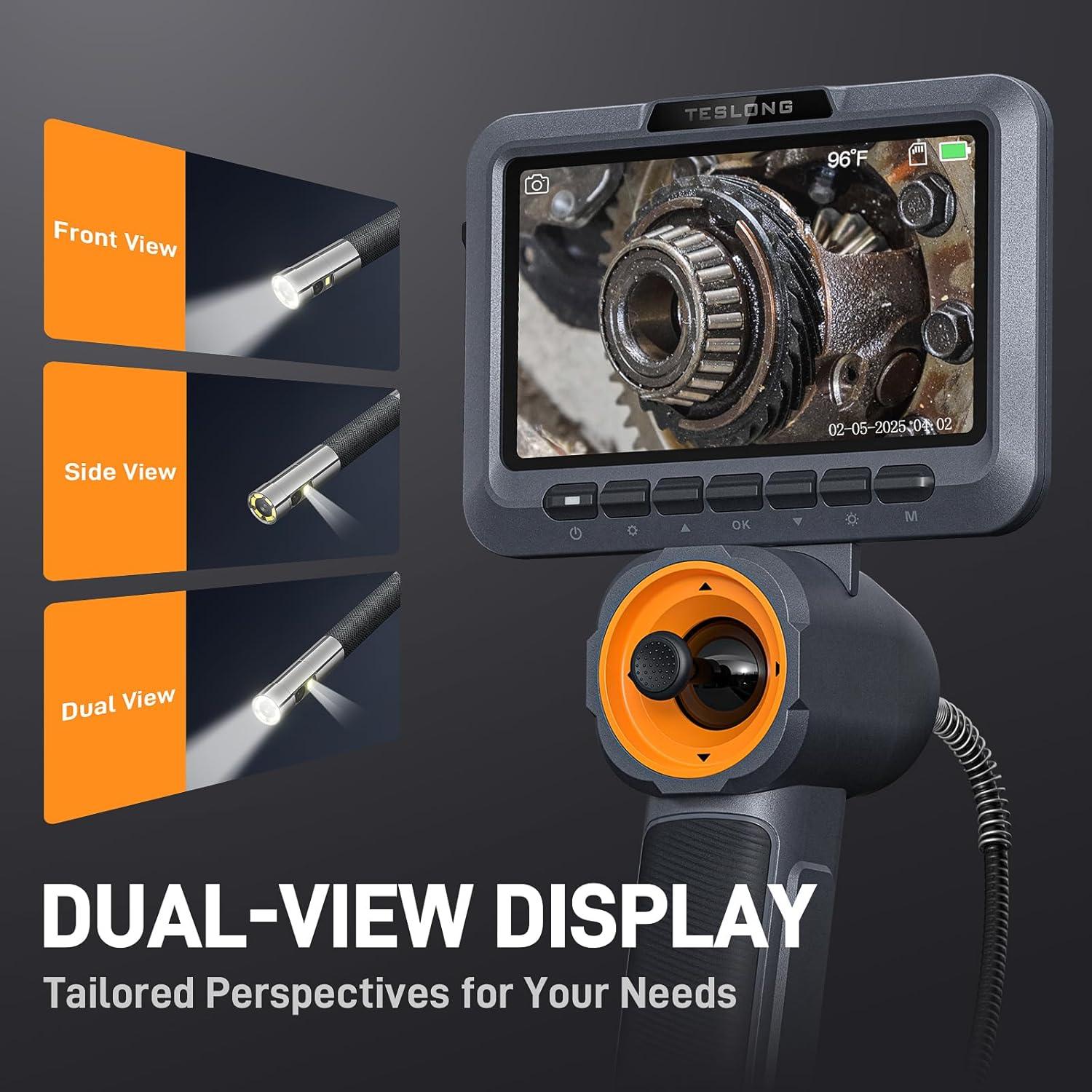 Borescopio Articulado Teslong TSTF550D65DL1.55 - Inspección HD