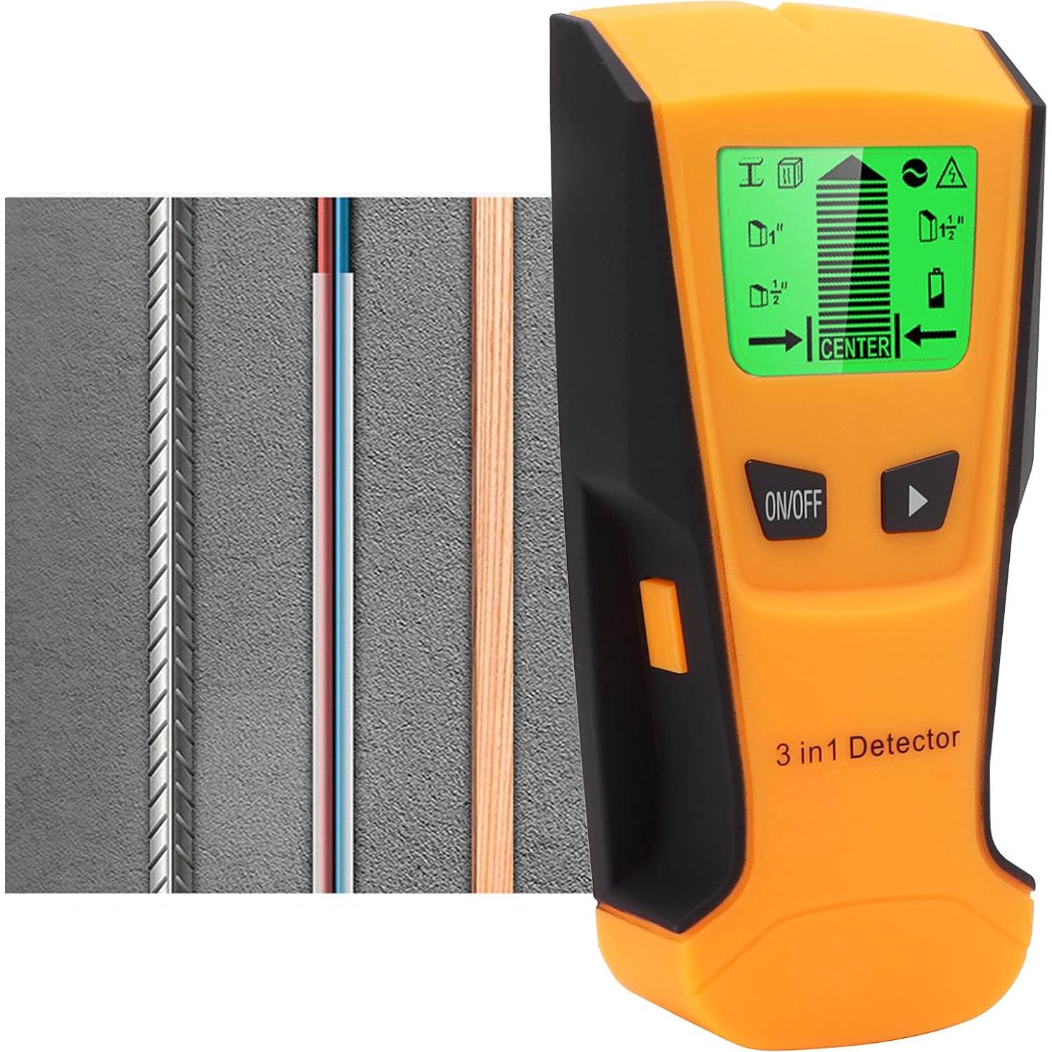 Detector de Pared Walfront TH210 Escáner Digital LCD 9V