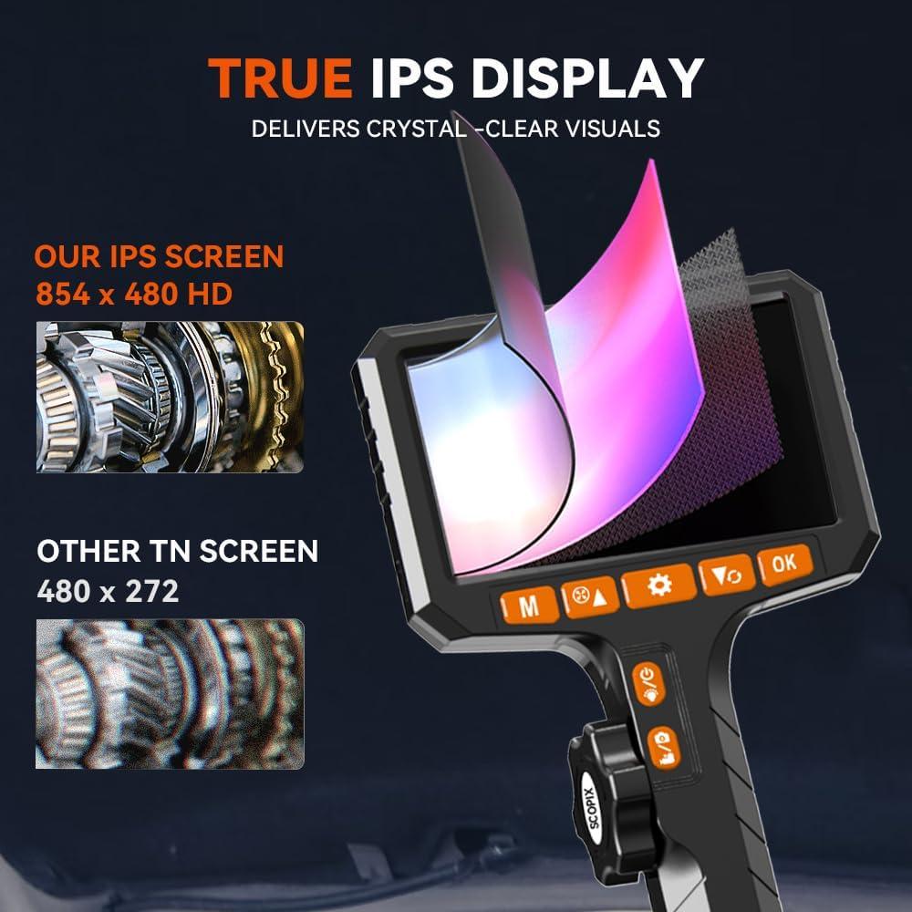 Cámara Endoscopio Flexible 360° SCOPIX HD 1080P 1m