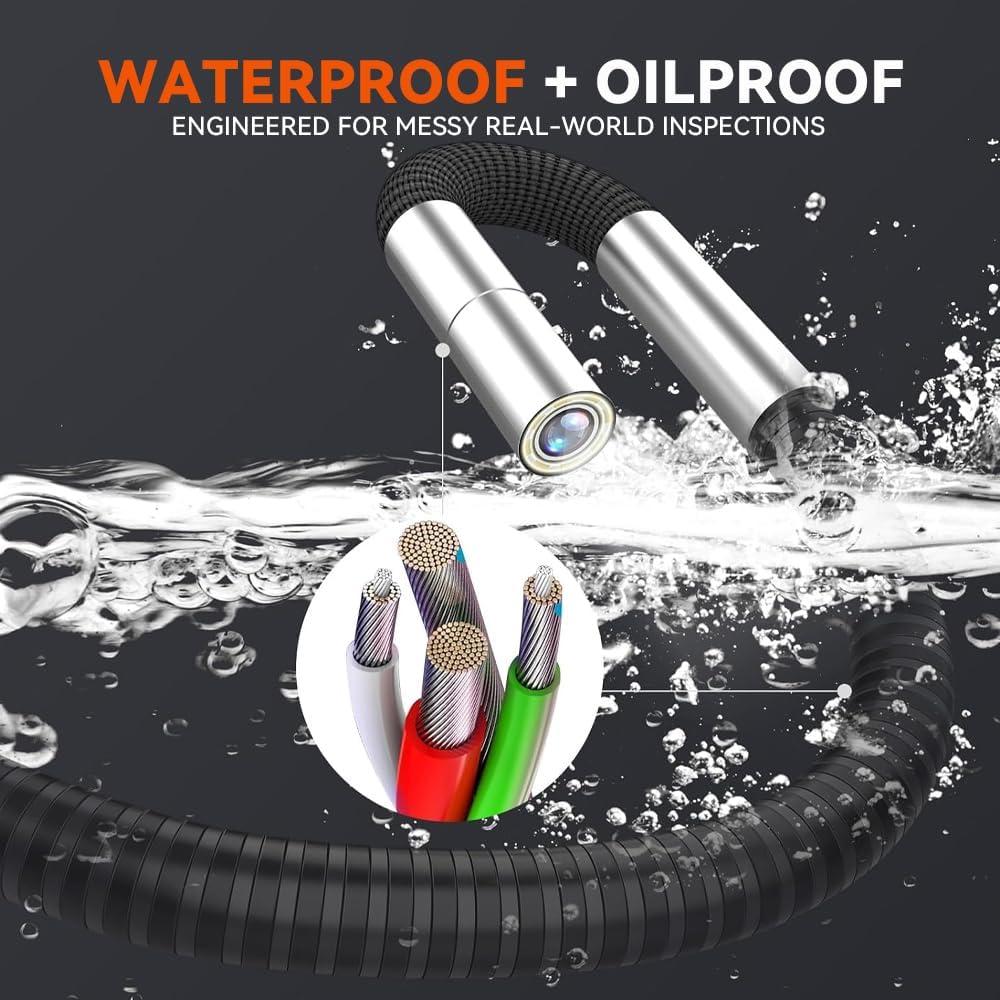 Cámara Endoscopio Flexible 360° SCOPIX HD 1080P 1m