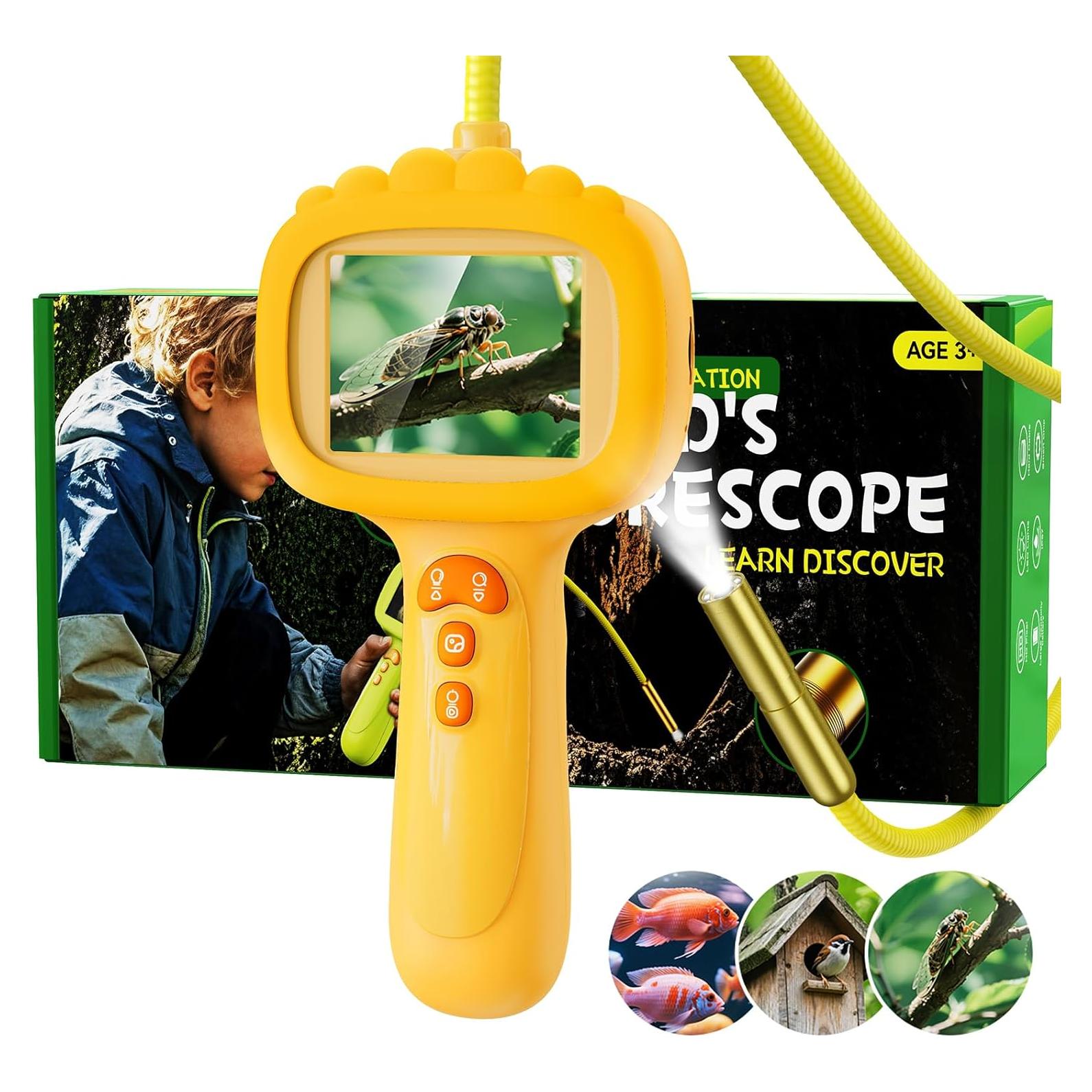 Cámara de Borescopio para Niños Ashfly G21 con Luz LED