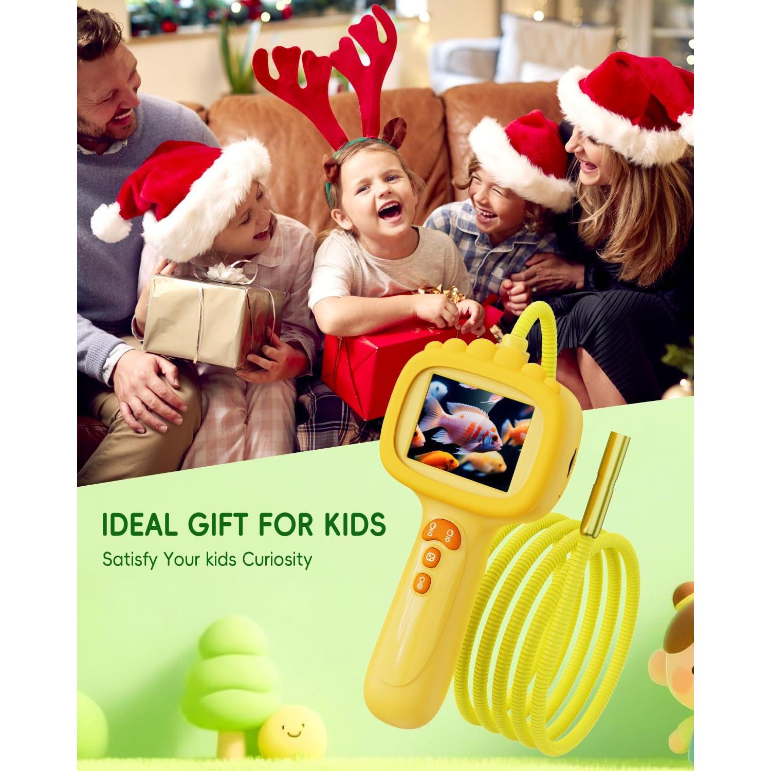 Cámara de Borescopio para Niños Ashfly G21 con Luz LED