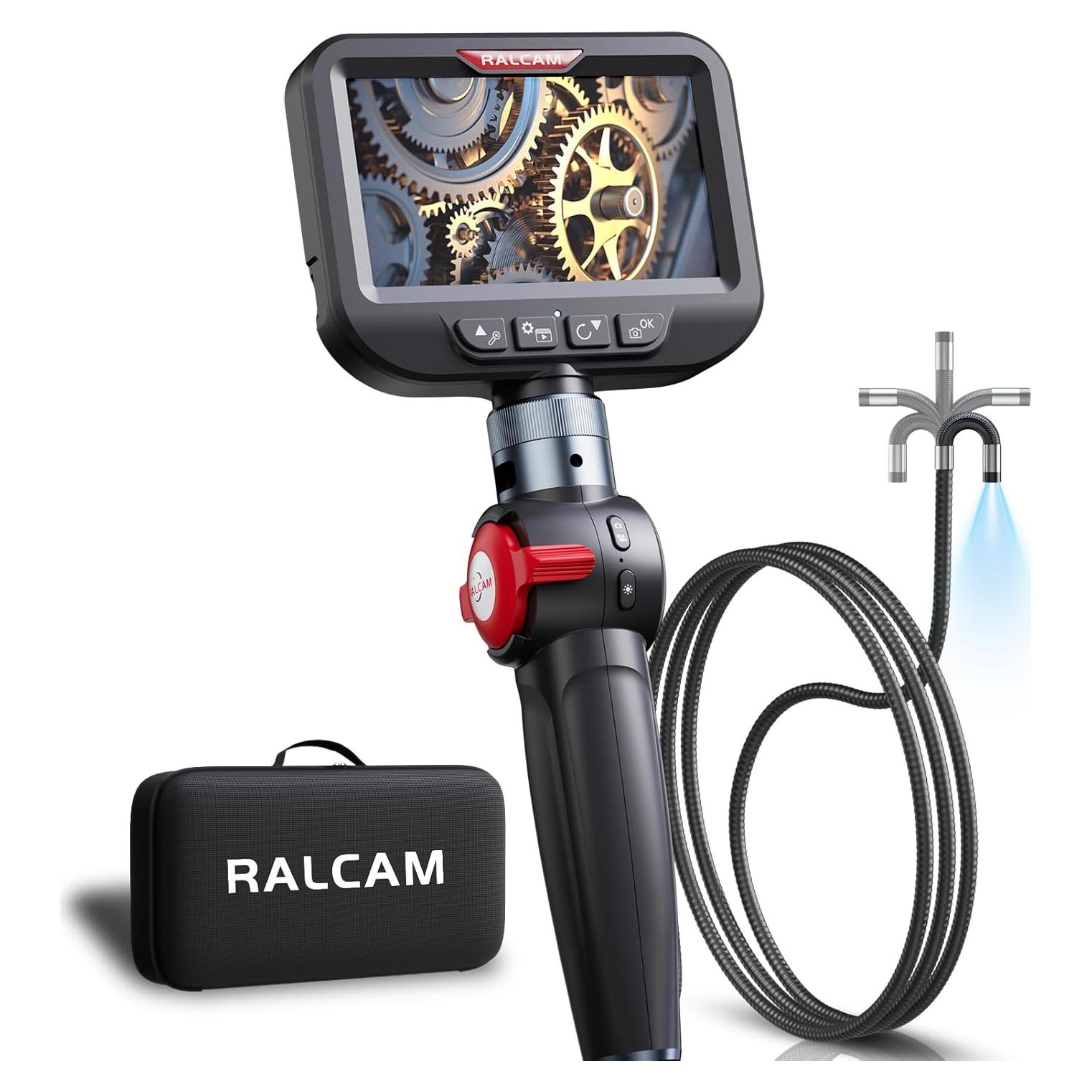 Borescopio Articulado Ralcam 4.3" HD Inspección Industrial