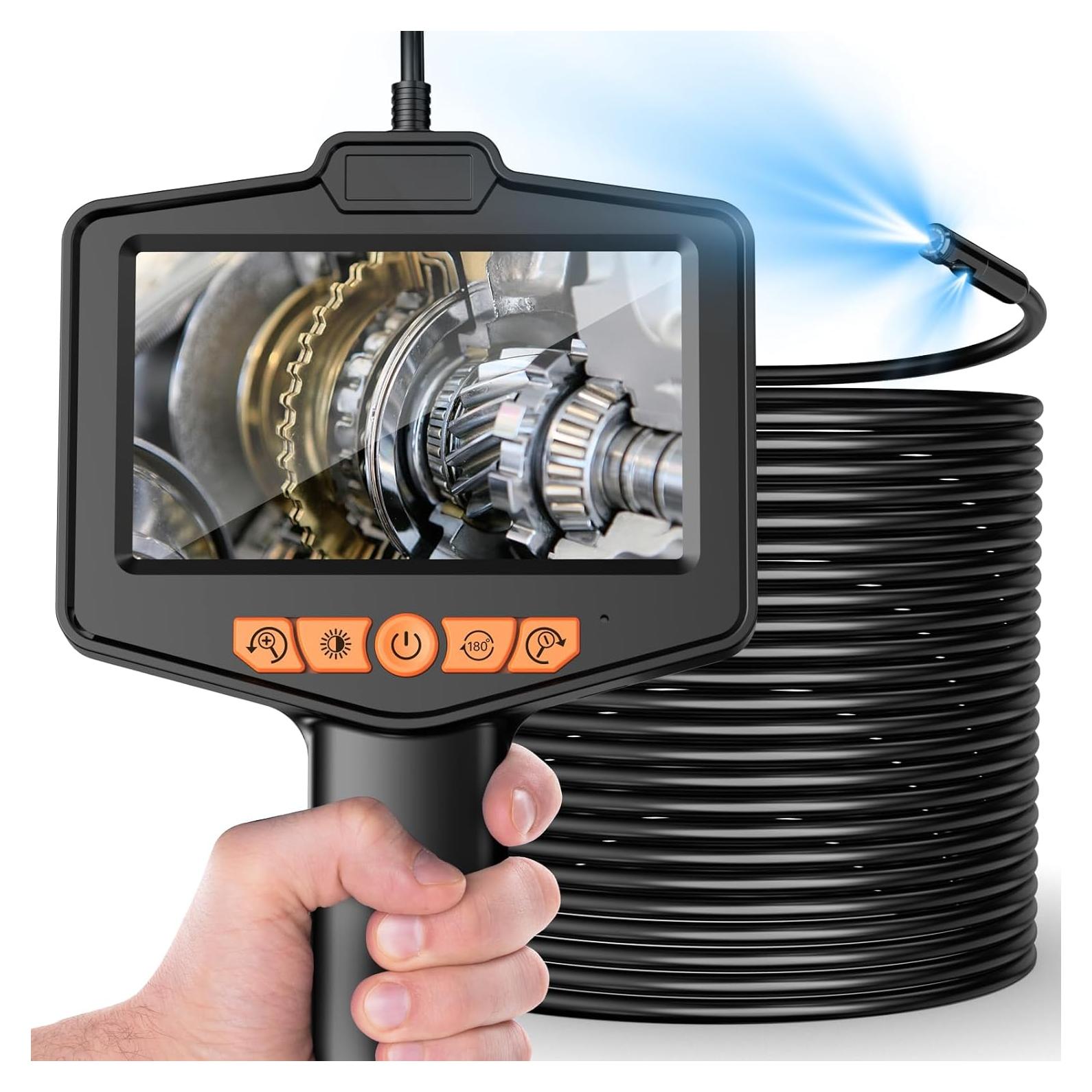 Cámara Endoscópica Doble Lente Anhendeler 5.03m IP67 4.3"