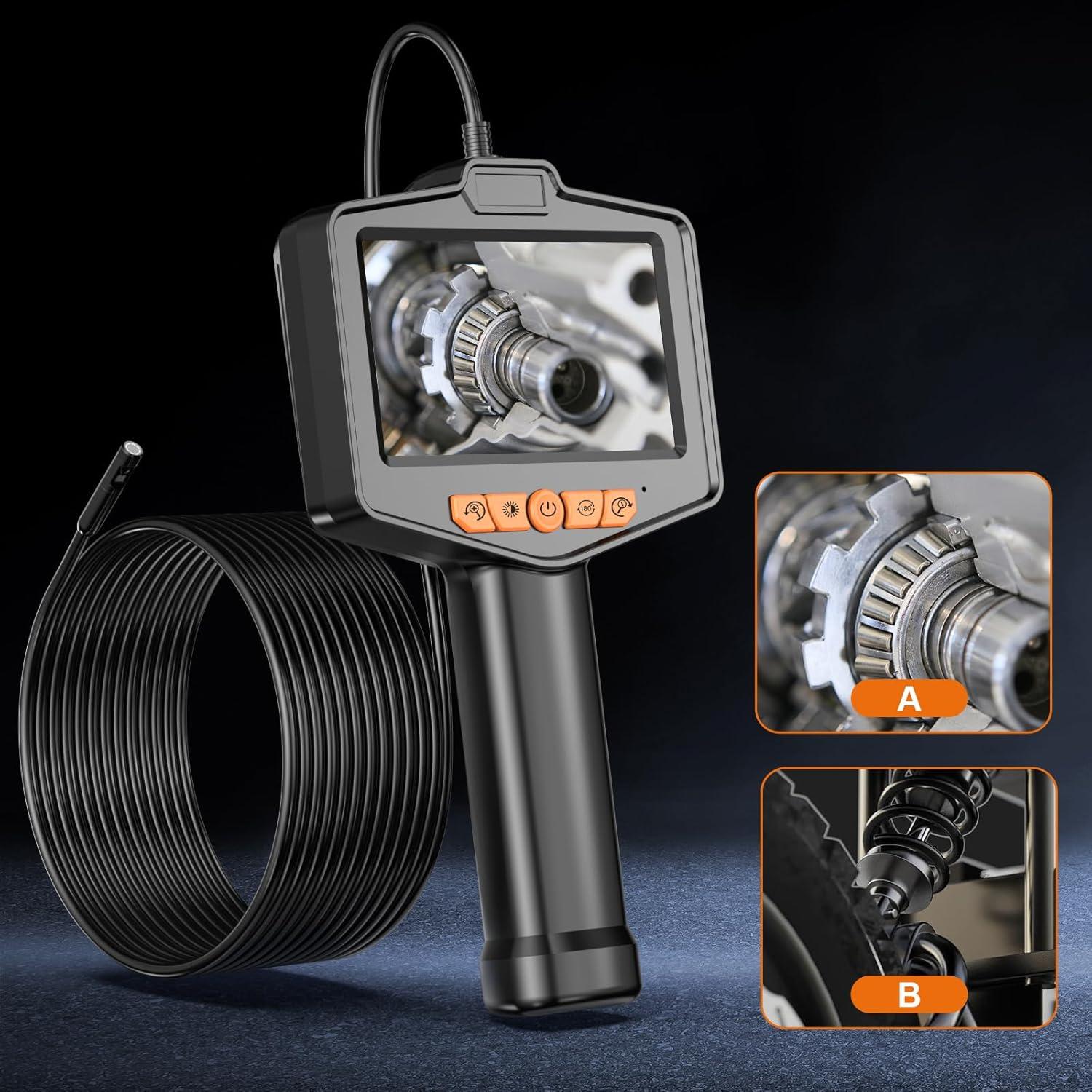 Cámara Endoscópica Doble Lente Anhendeler 5.03m IP67 4.3"