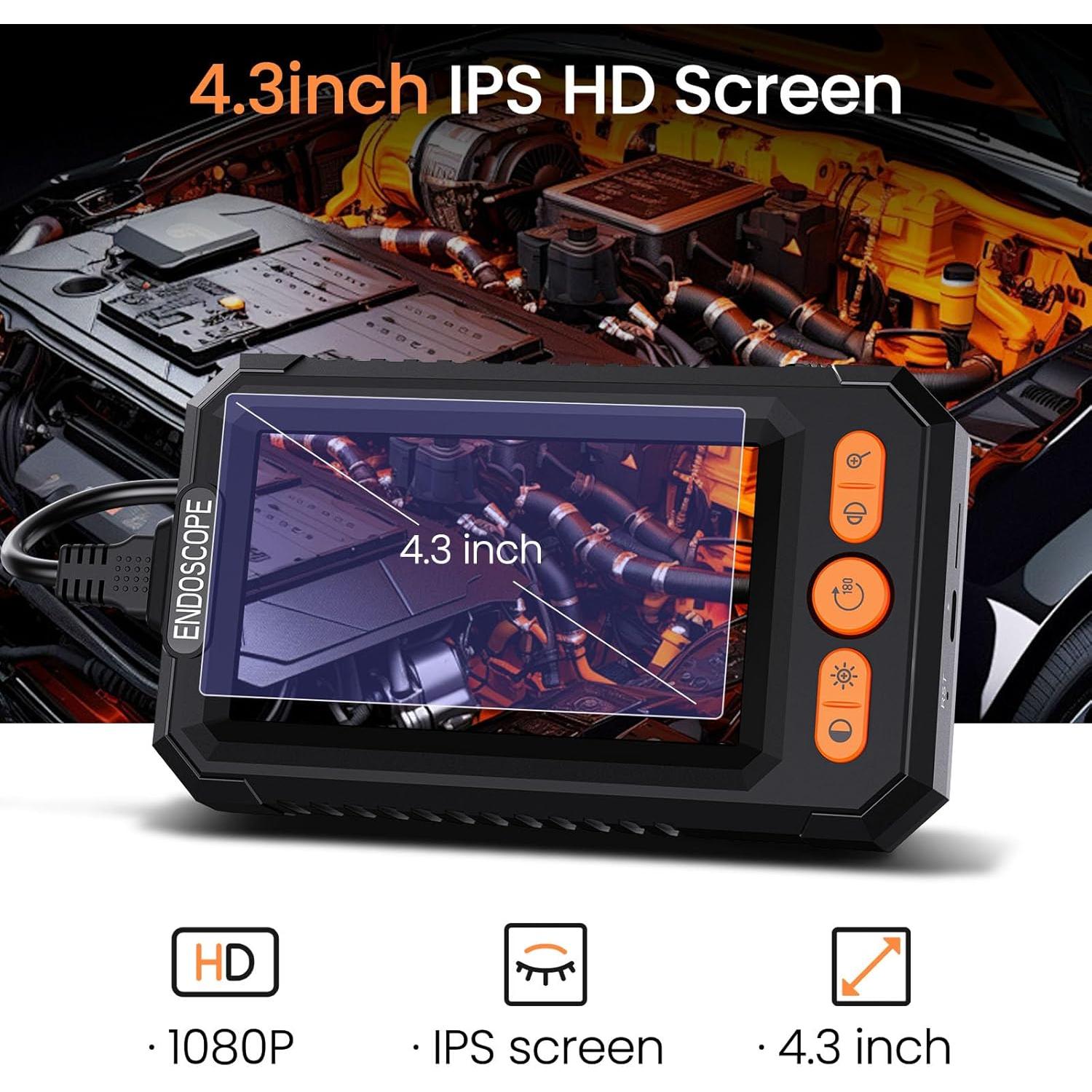 Cámara de Borescopio BlueSwan 5m HD con Luz LED IP67