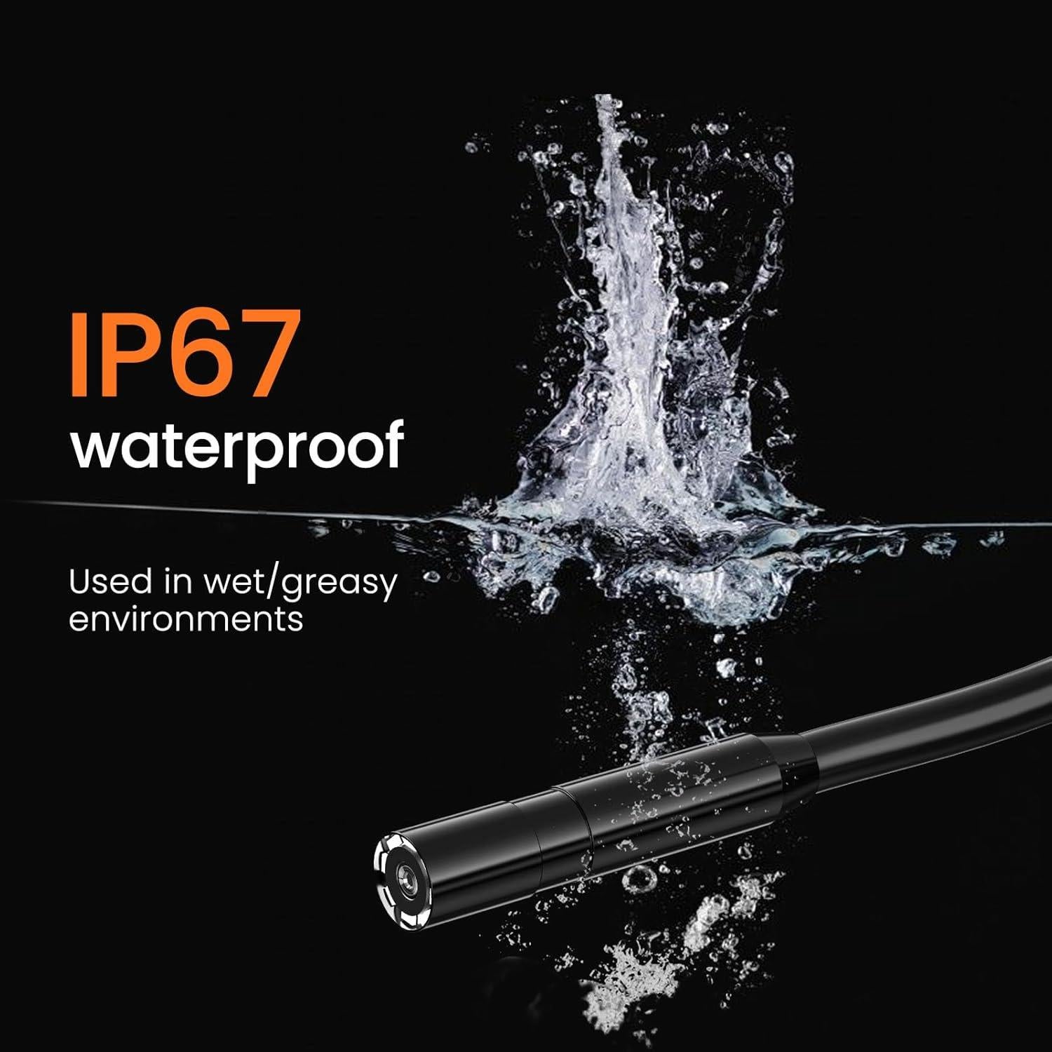 Cámara de Borescopio BlueSwan 5m HD con Luz LED IP67