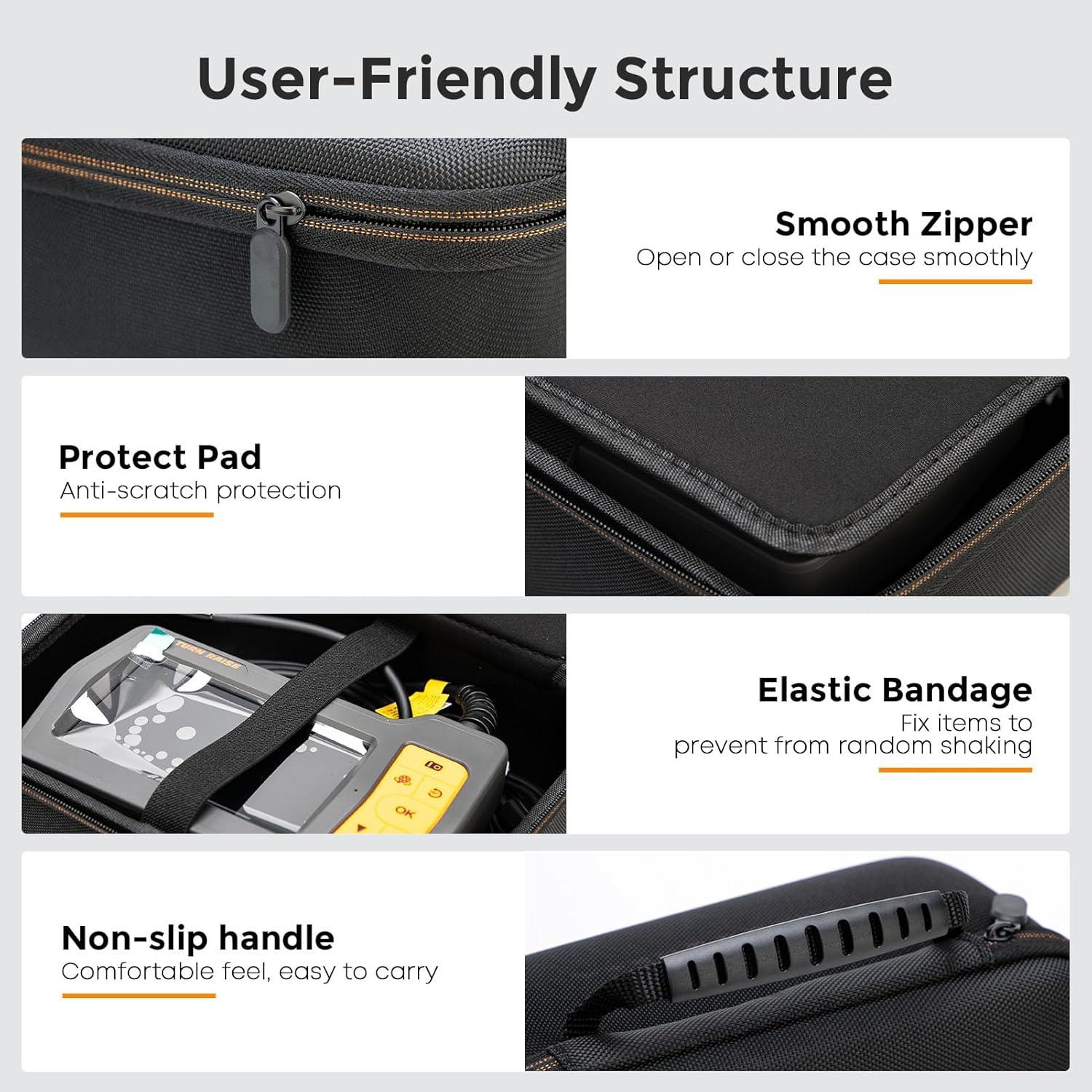 Funda de Transporte para Cámara Endoscópica TURN RAISE AT036, 23.9x19.1x9.9cm