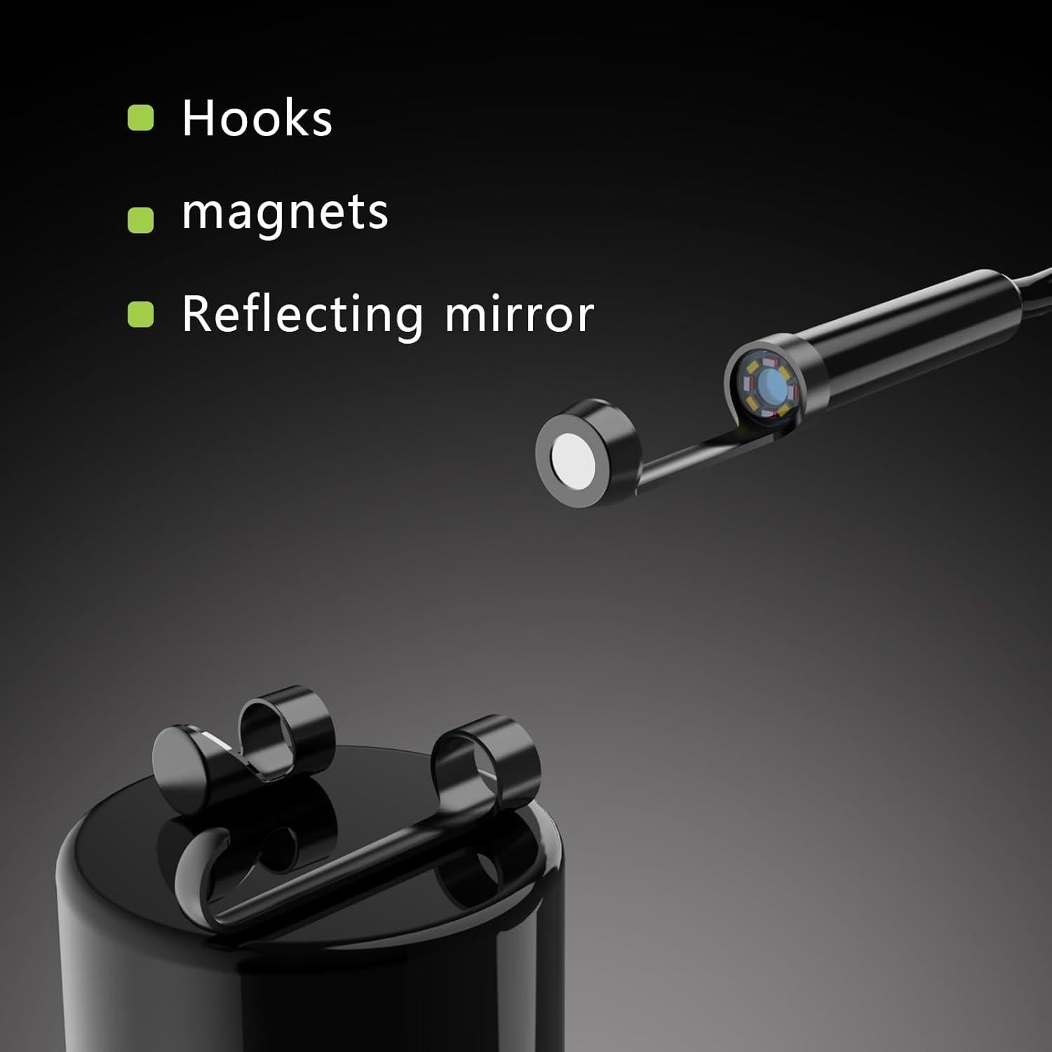 Endoscopio AMTORIN 5m con Visión Nocturna y Pantalla IPS 5"