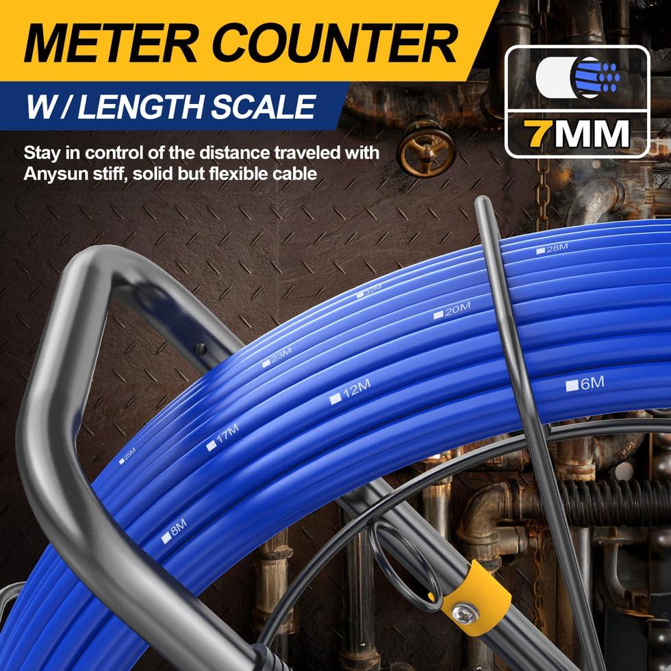 Cámara de Alcantarillado Anysun 150Ft Autonivelante HD 9"