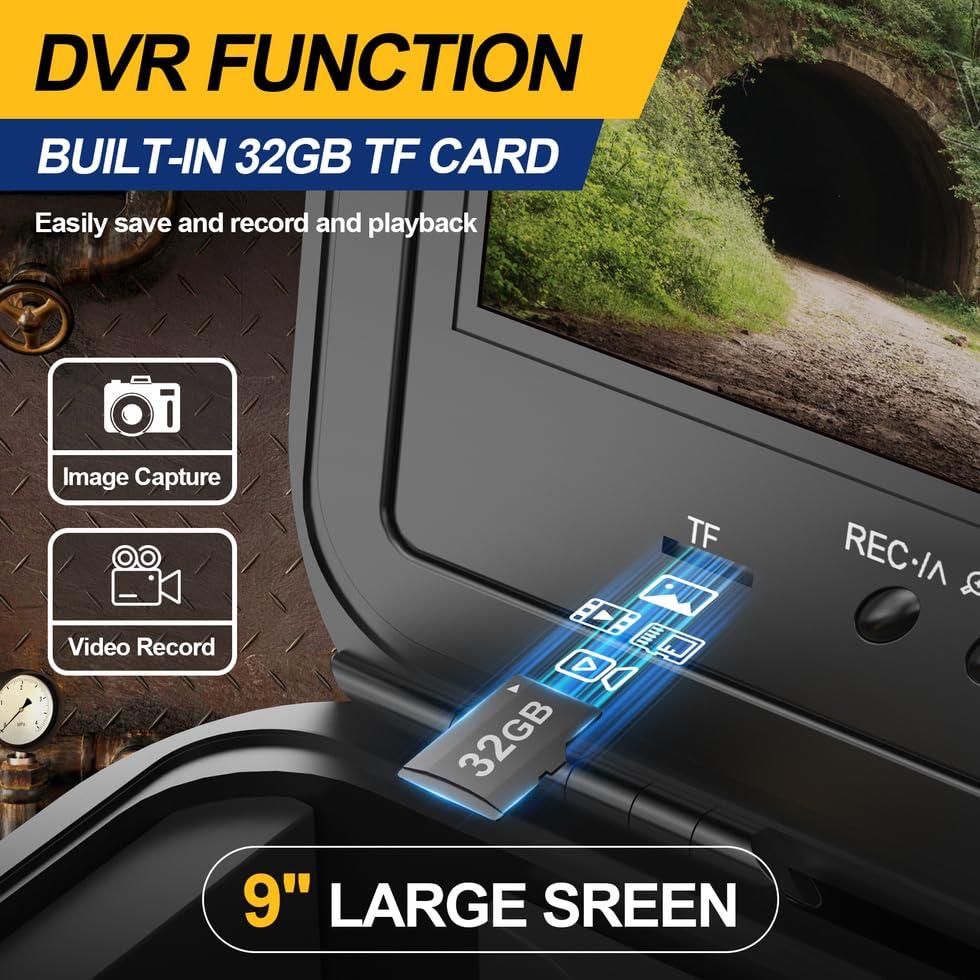 Cámara de Alcantarillado Anysun 150Ft Autonivelante HD 9"