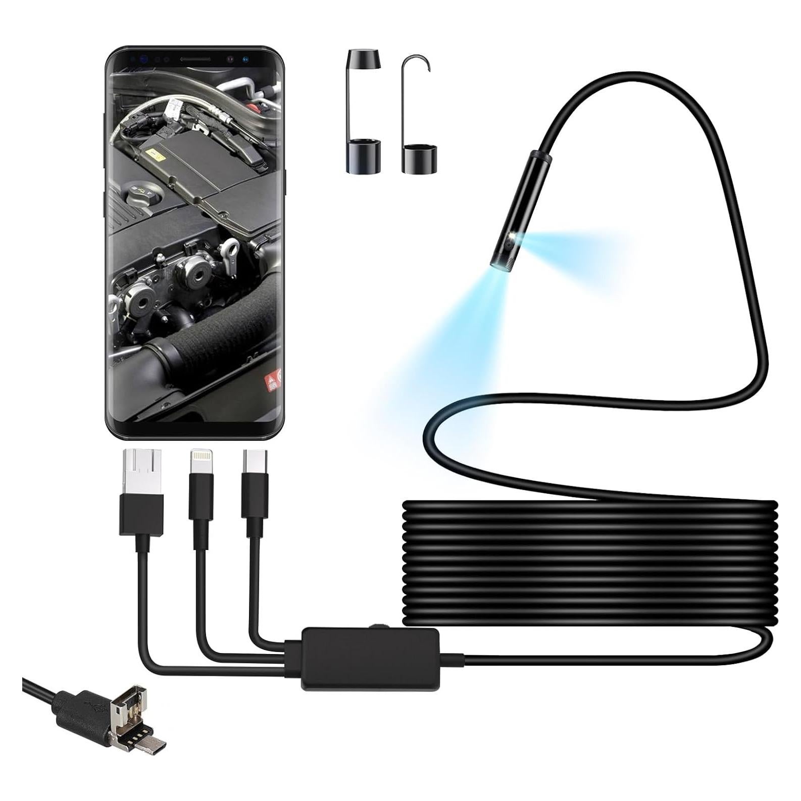 Cámara Endoscópica Doble Lente Trizotek 1920HD IP67